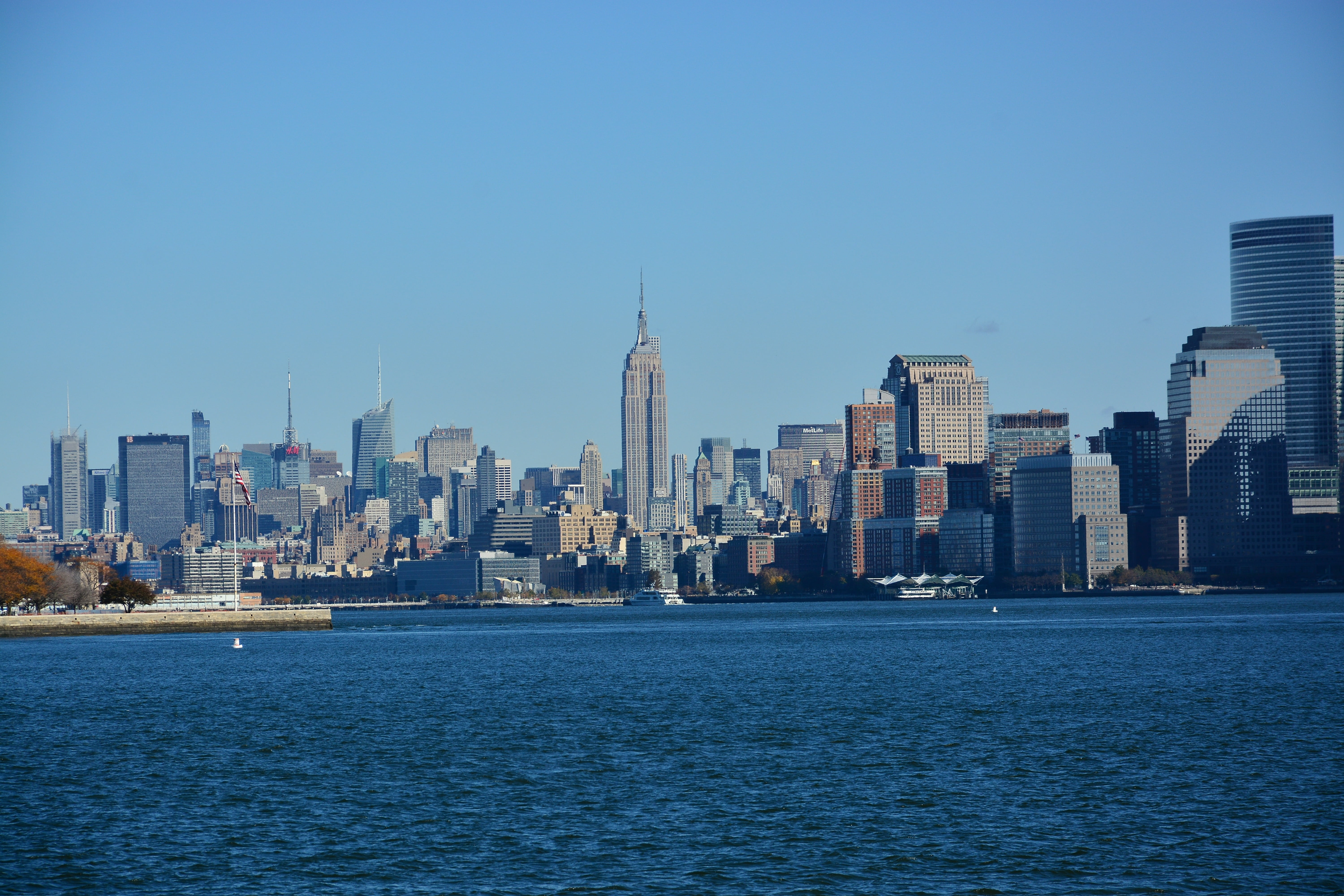 spire, uSA, tower, modern, lower Manhattan, no people, financial district, outdoors, famous Place, built structure, landscape, downtown District, buildings, HD Wallpaper