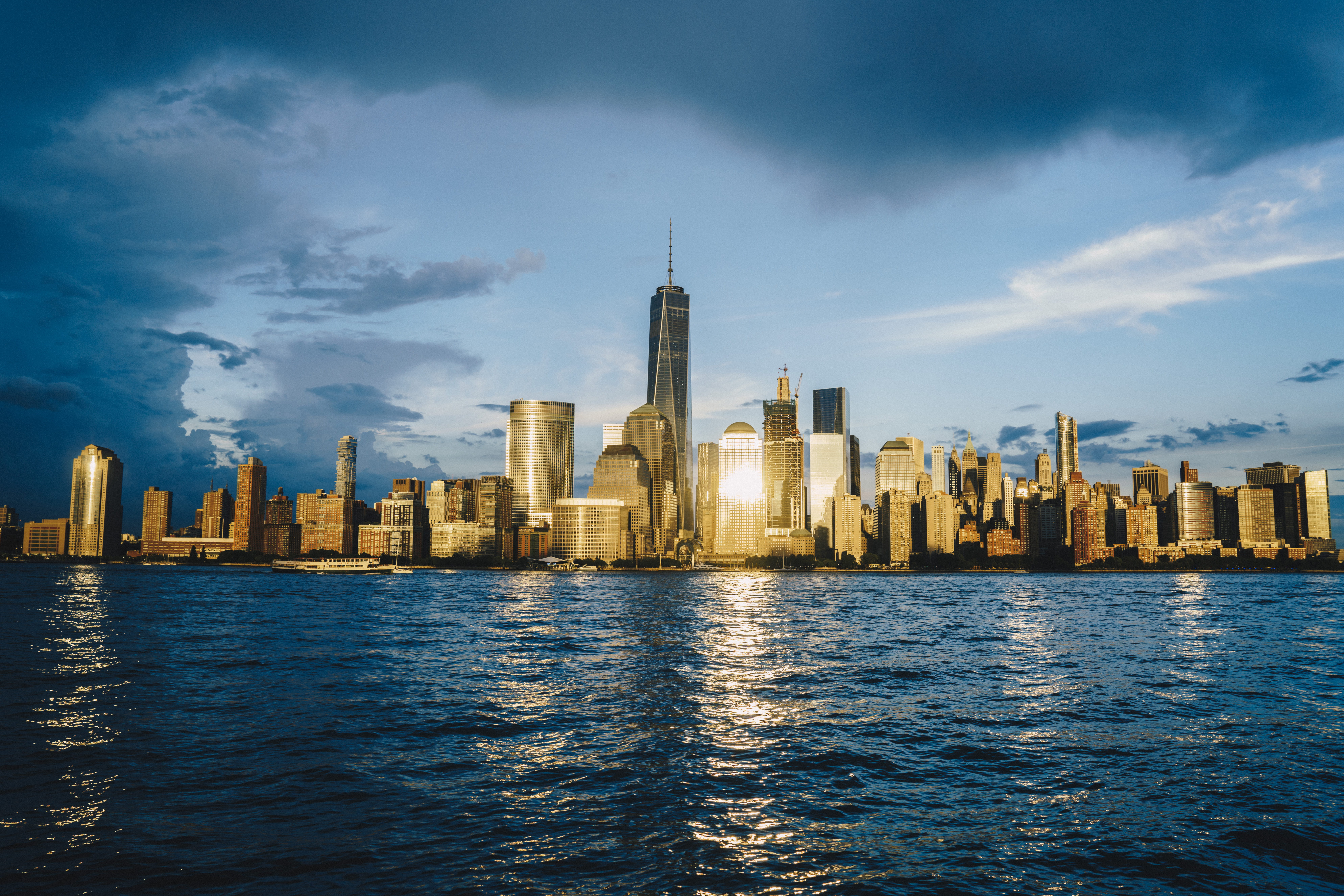 city, outdoors, skyline, tower, united states, office building exterior, cityscape, building exterior, travel destinations, jersey city, building, office, HD Wallpaper