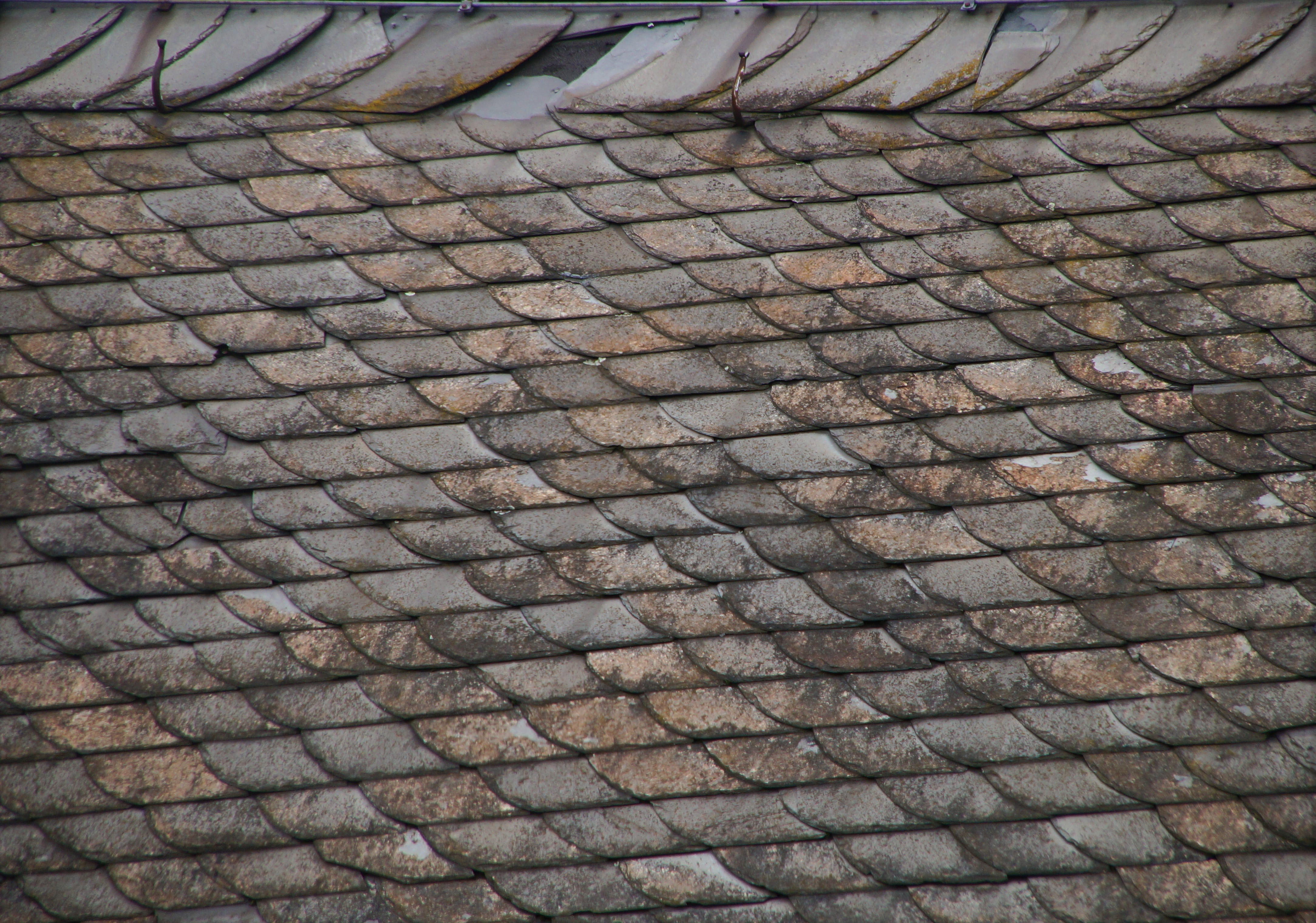 stone, brick, weather, day, full frame, leaking, pattern, no people, outdoors, damaged, sidewalk, nature, roof extension, slate roof, roof tile, old, work, HD Wallpaper