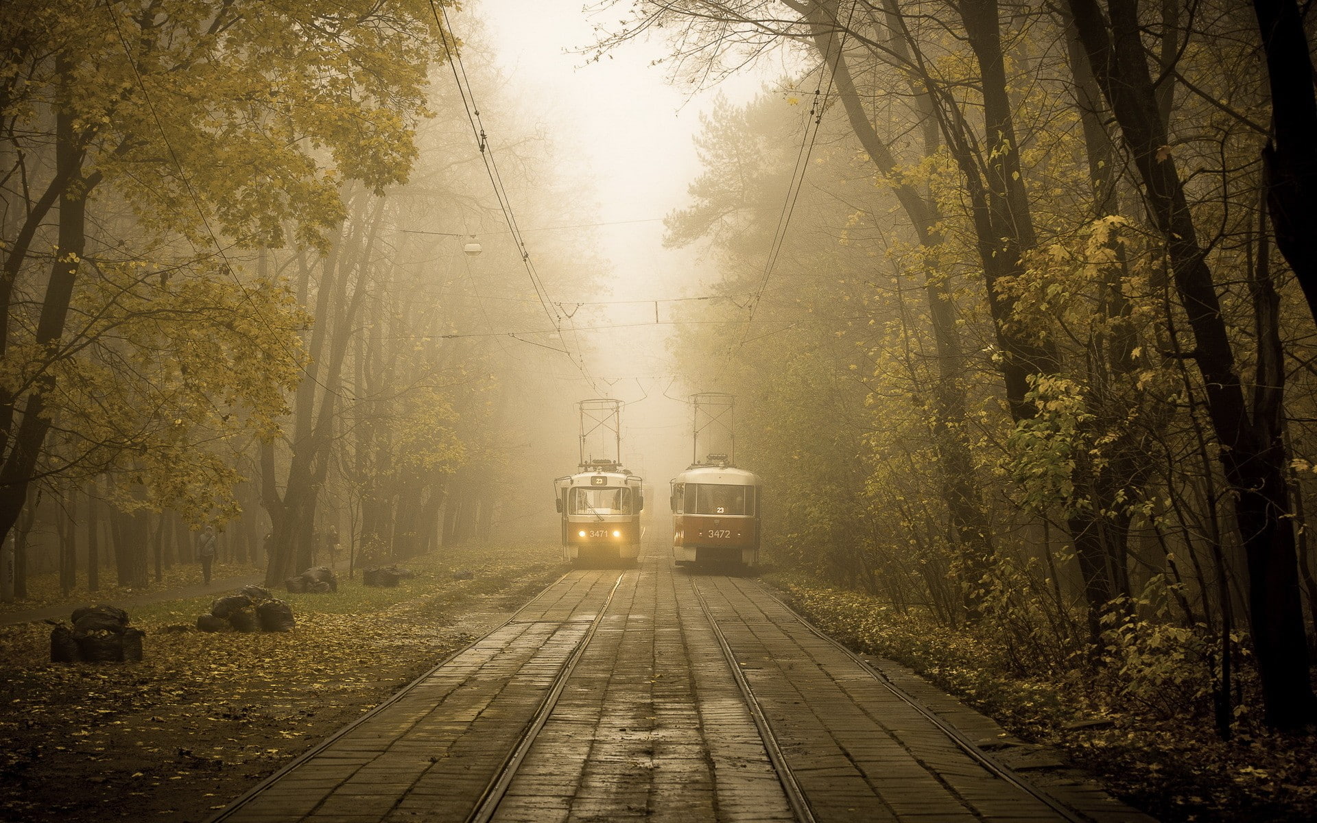 city, 1080P, Russia, tram, HD Wallpaper