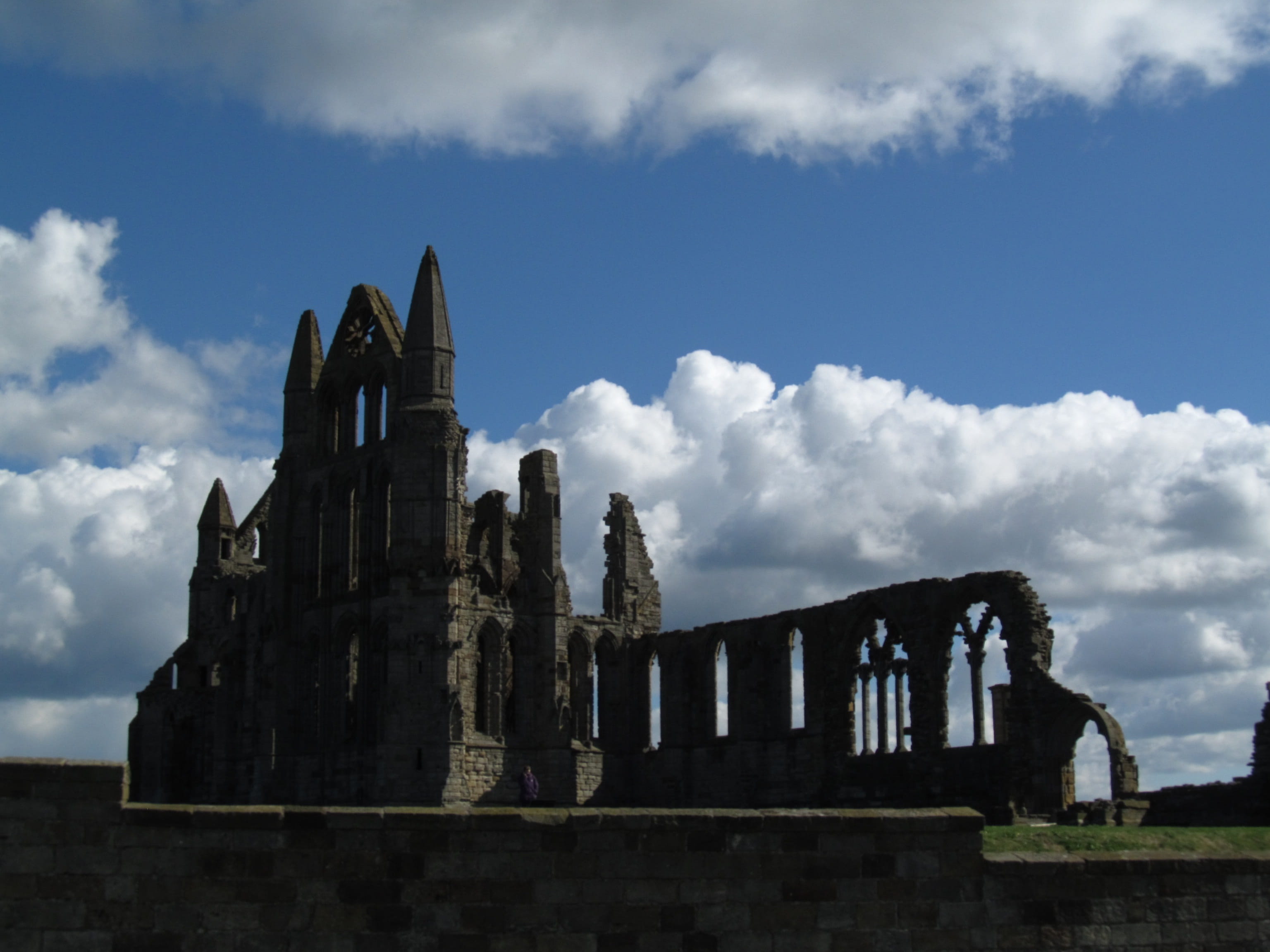 building, church, religion, Church, low angle view, ruined, belief, nature, no people, ancient civilization, worship, built structure, tourism, Abbey, cloud - sky, HD Wallpaper