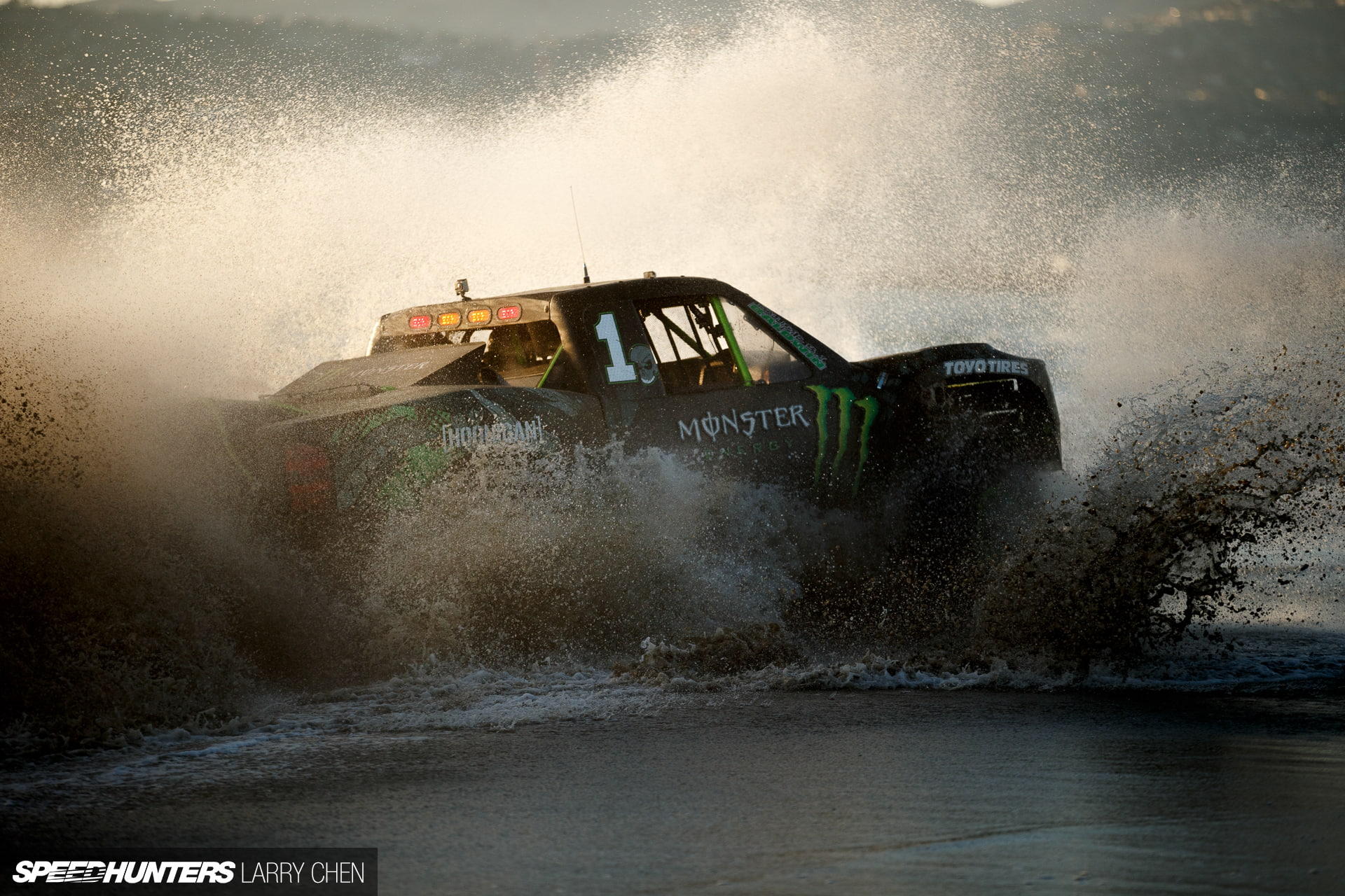 action, hd, 1080P, silverado, trophy, cars, chevrolet, stop, wet, ocean, truck, HD Wallpaper