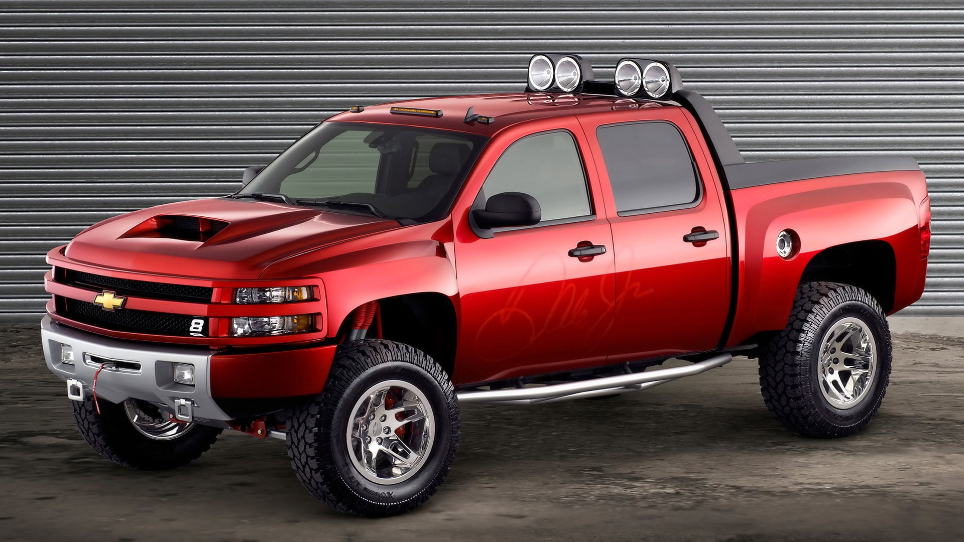 1080P, truck, chevrolet, silverado, cars, hd, HD Wallpaper