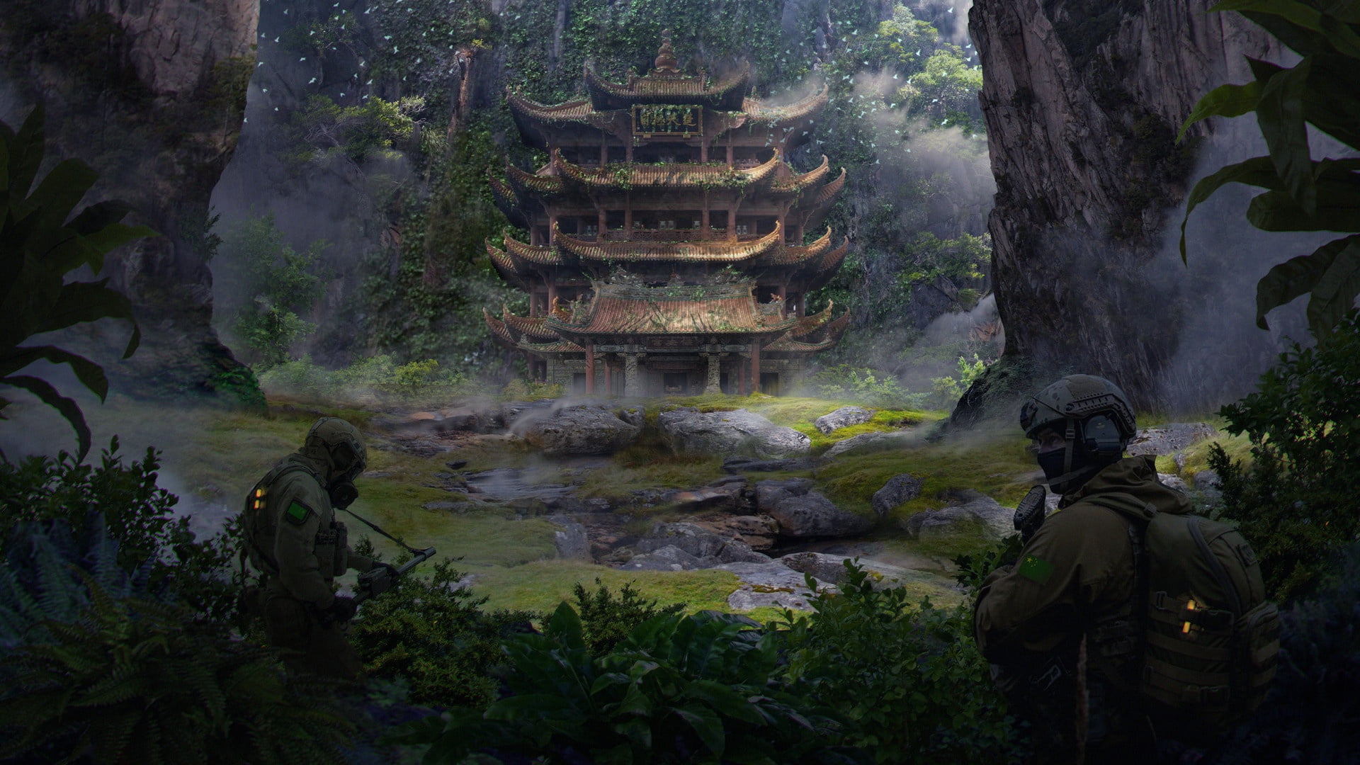 temple, Yunnan Province, China, weihao wei, The Search for the beast, 1080P, HD Wallpaper