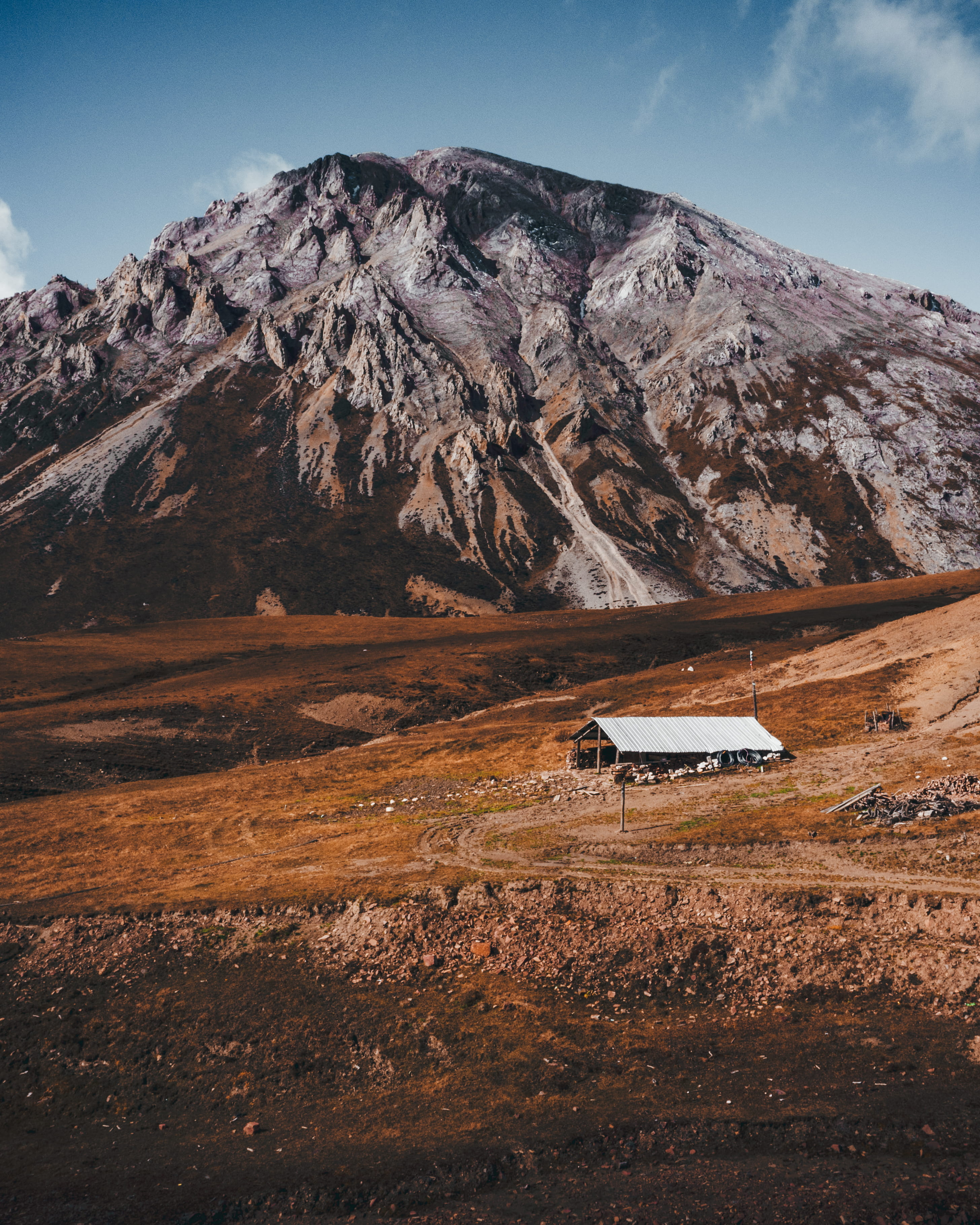 soil, non-urban scene, environment, hillside, transportation, tranquility, no people, scenics - nature, wellpaper, motor vehicle, daytime, foot, land vehicle, Phone HD Wallpaper