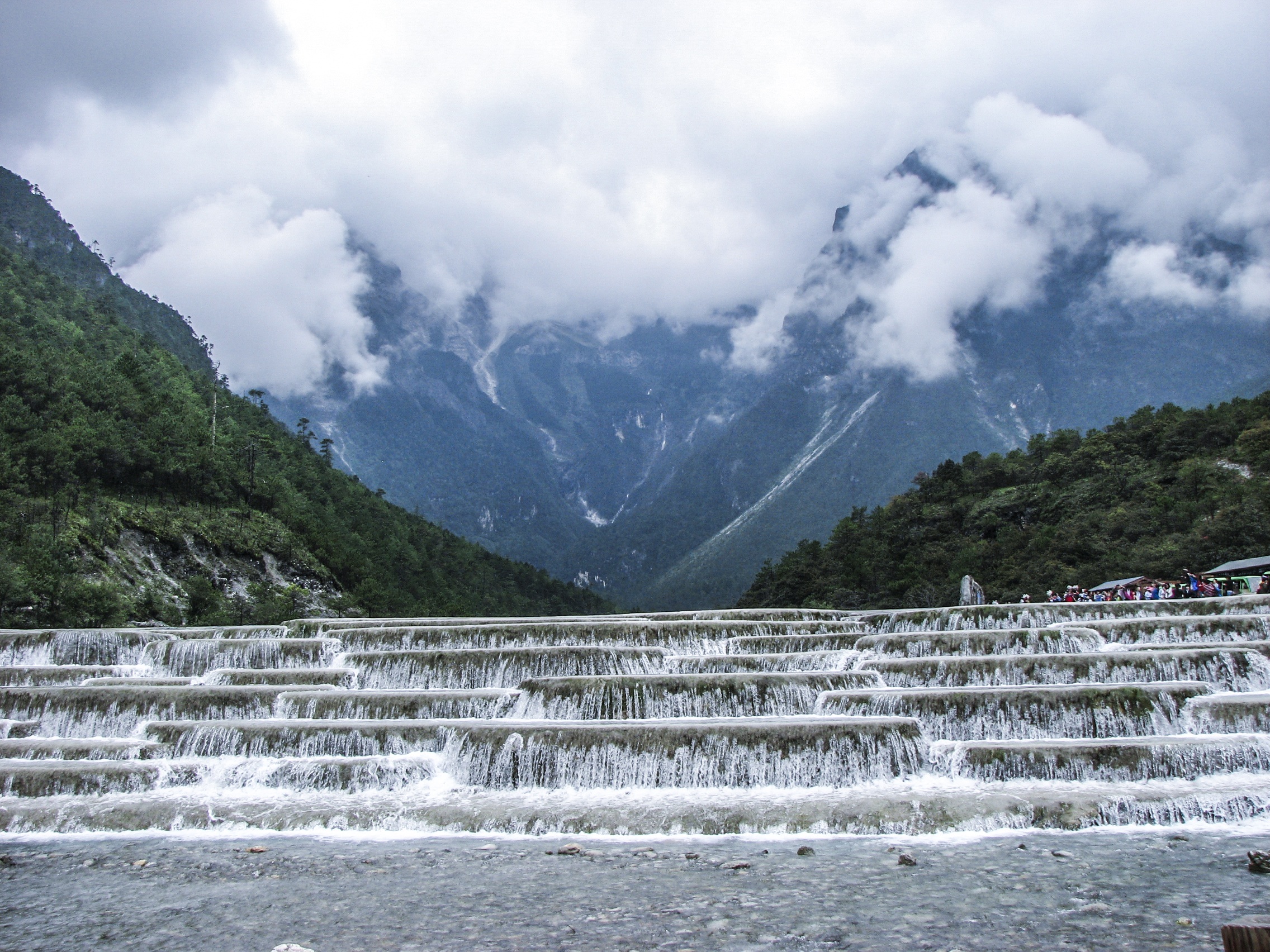 environment, travel, scenery, yunnan, plant, chinese, 1080P, tranquility, beauty in nature, mountain, water, mountain range, power in nature, tranquil scene, HD Wallpaper