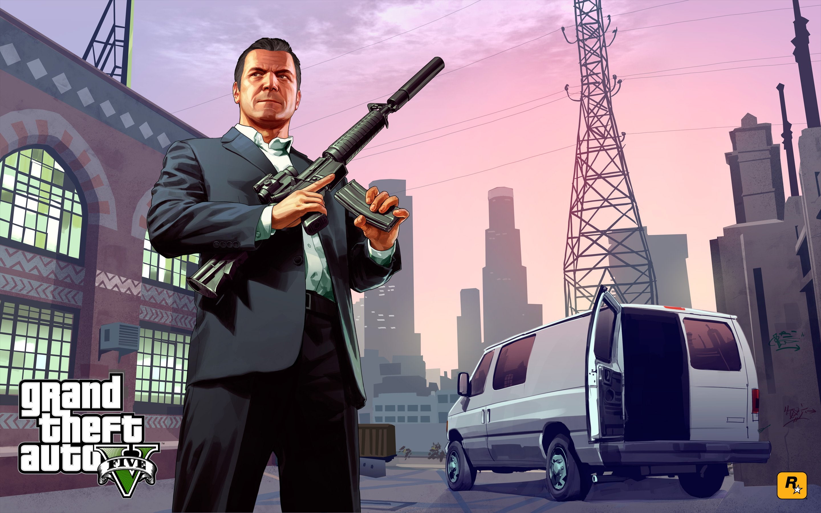 fighting, rockstar, gta, violence, auto, grand, adventure, theft, five, action, 2K, crime, HD Wallpaper