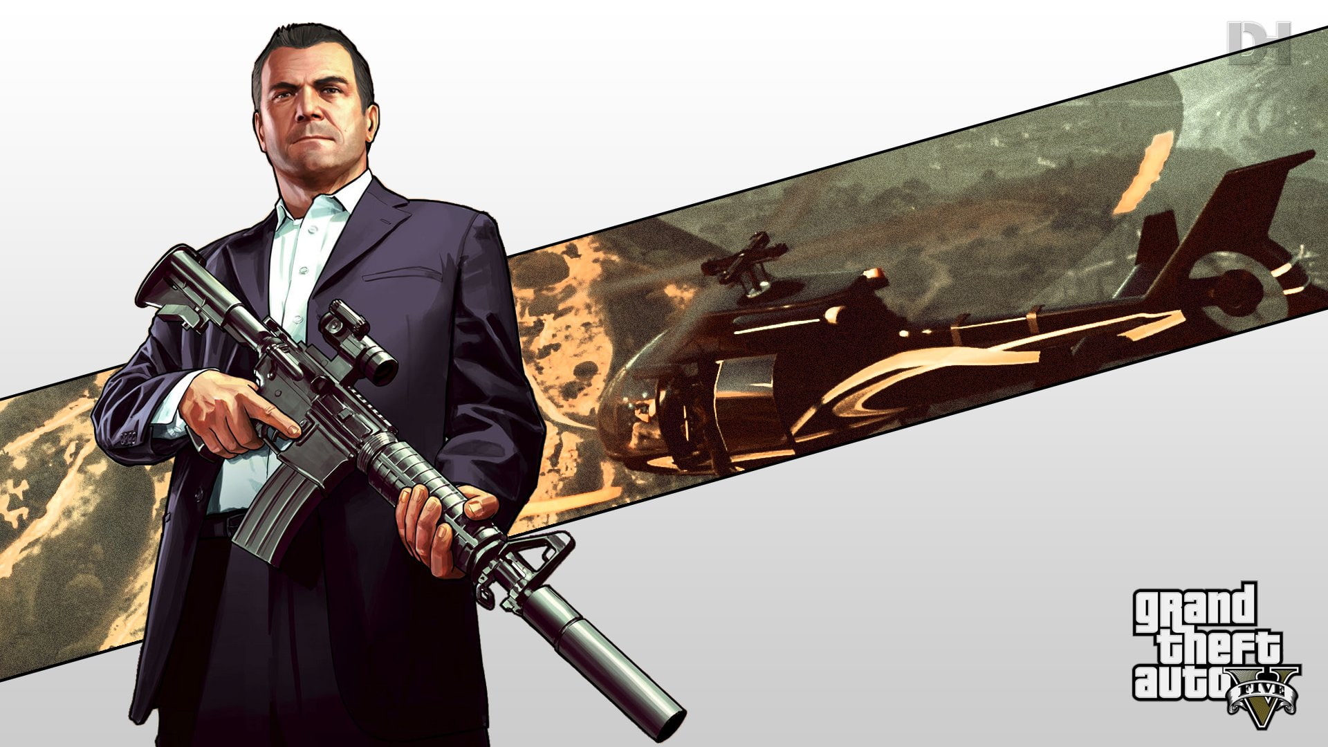 gta, theft, violence, fighting, rockstar, auto, action, crime, five, 1080P, adventure, grand, HD Wallpaper