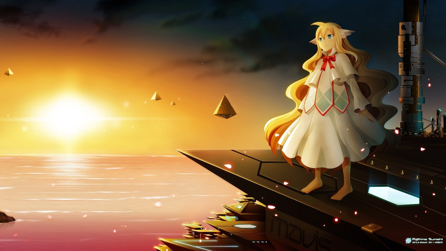720P, anime girls, anime, Mavis Vermillion, HD Wallpaper