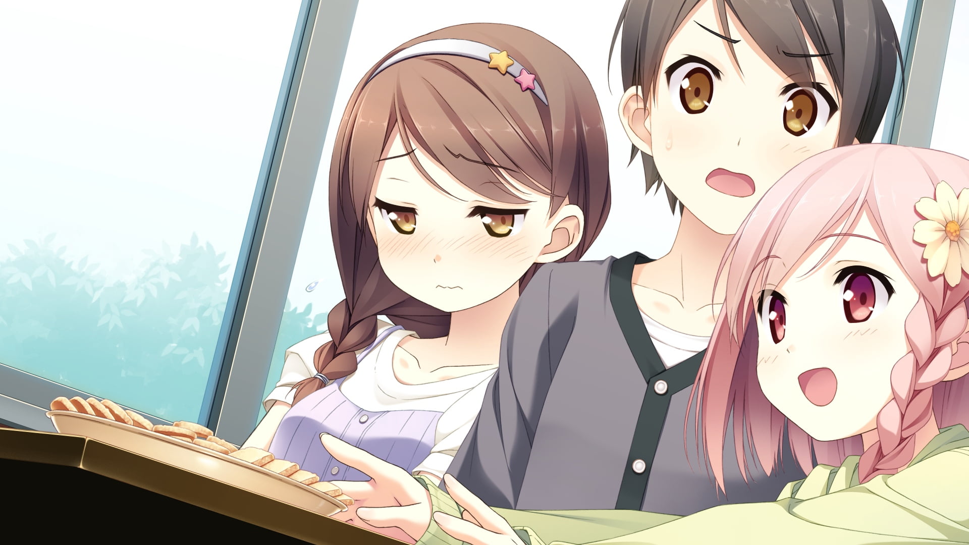 kantoku, image, backgrounds, boy, computer Graphic, hirosaki kanade, representation, girls, close-up, art and craft, day, characters, creativity, young Adult, HD Wallpaper