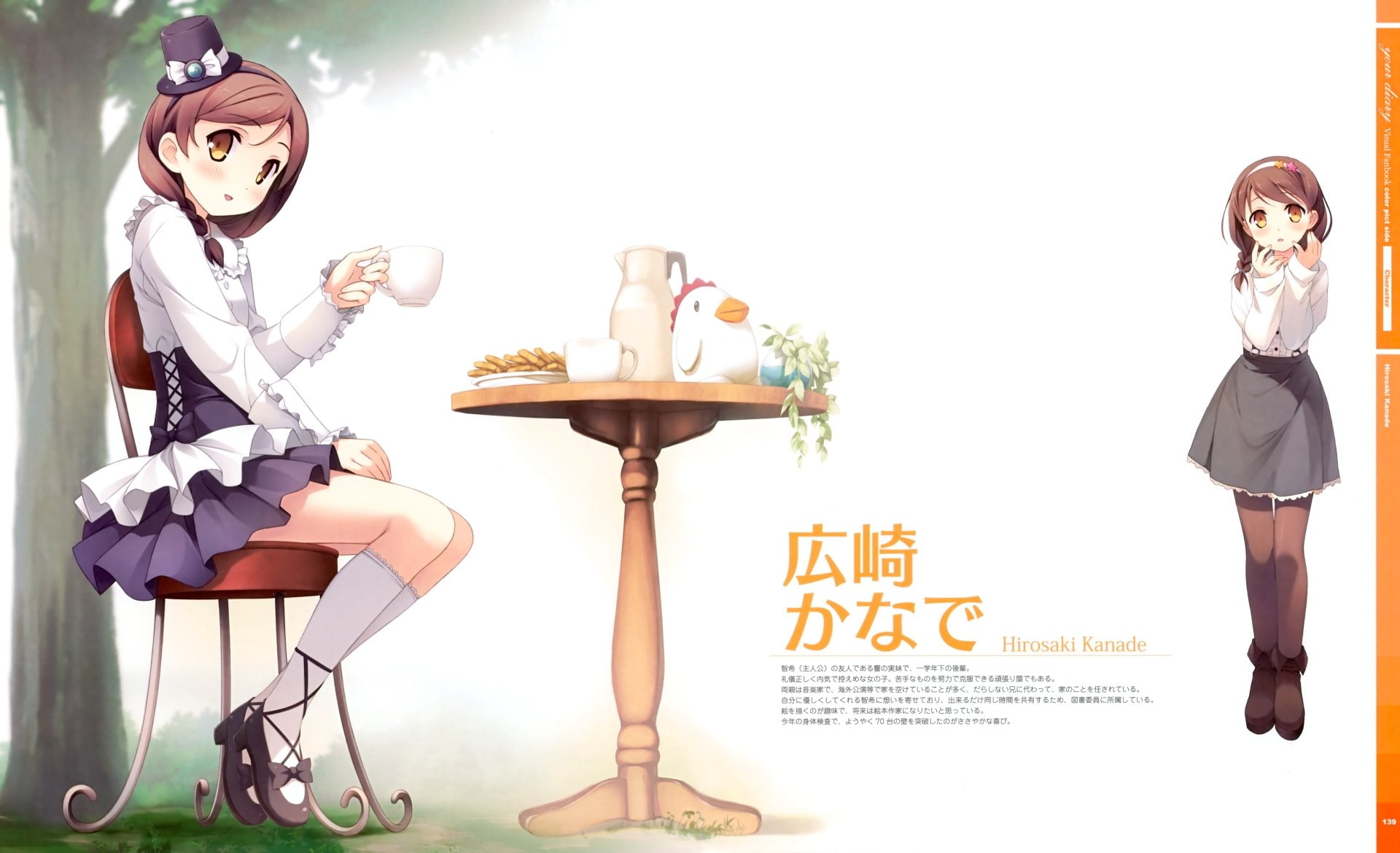 1080P, Your Diary, Hirosaki Kanade, Anime, HD Wallpaper