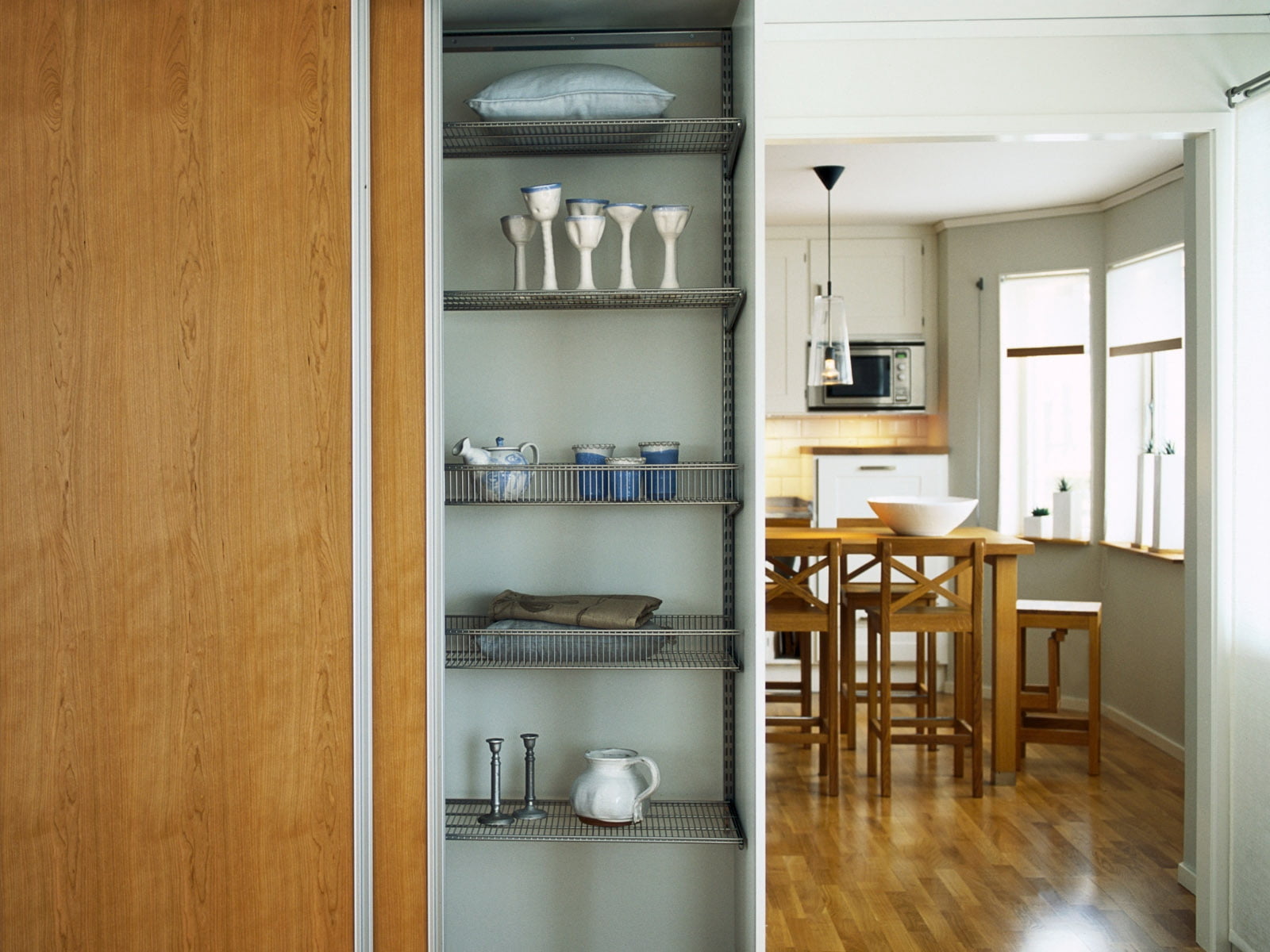 cabinet, wooden, wardrobe, flooring, furniture, floor, seat, wood - material, no people, domestic room, home, indoors, chair, brown, table, hardwood floor, HD Wallpaper
