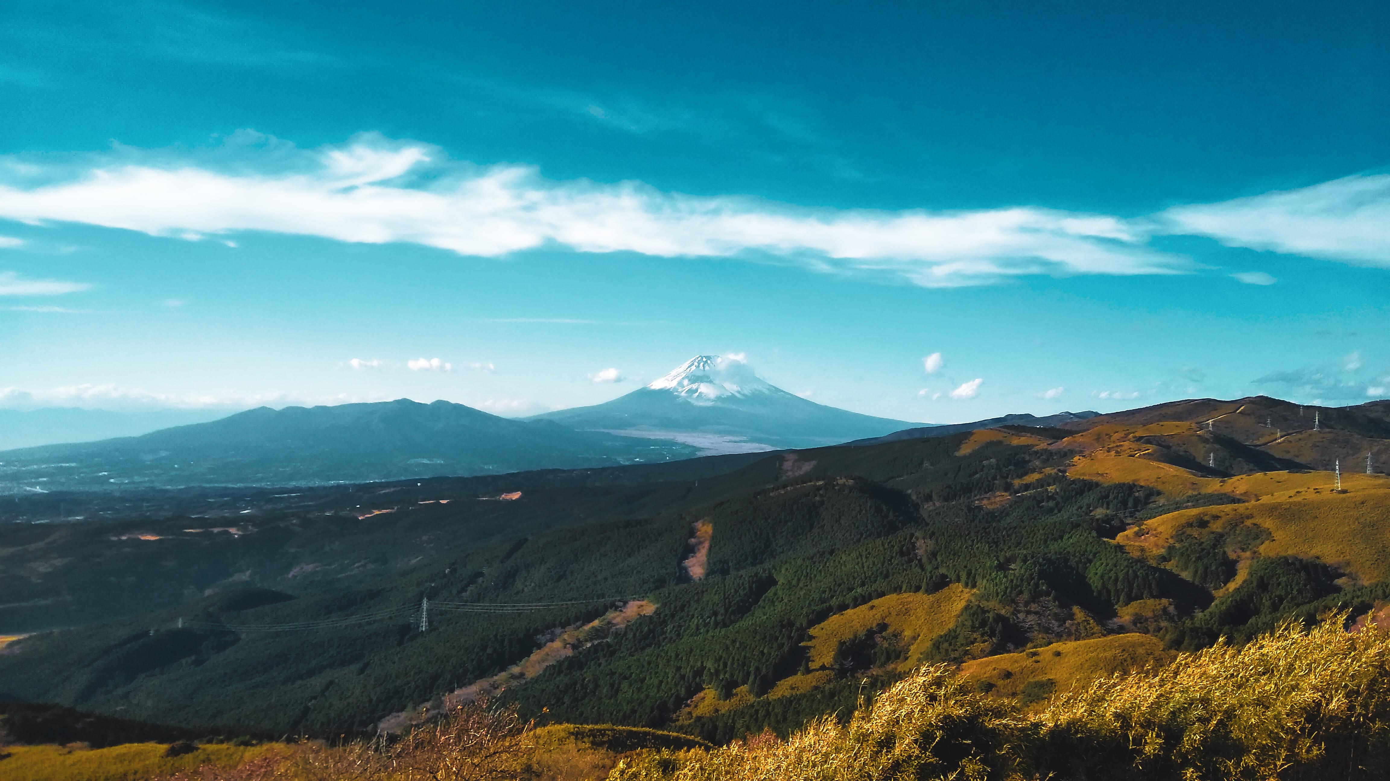 remote, mountain range, land, plant, tranquility, hill, landscape, environment, scenics - nature, no people, non-urban scene, cloud - sky, 4K, idyllic, HD Wallpaper