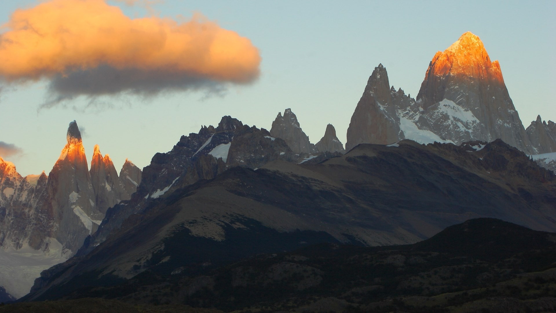 1080P, mount fitzroy, HD Wallpaper