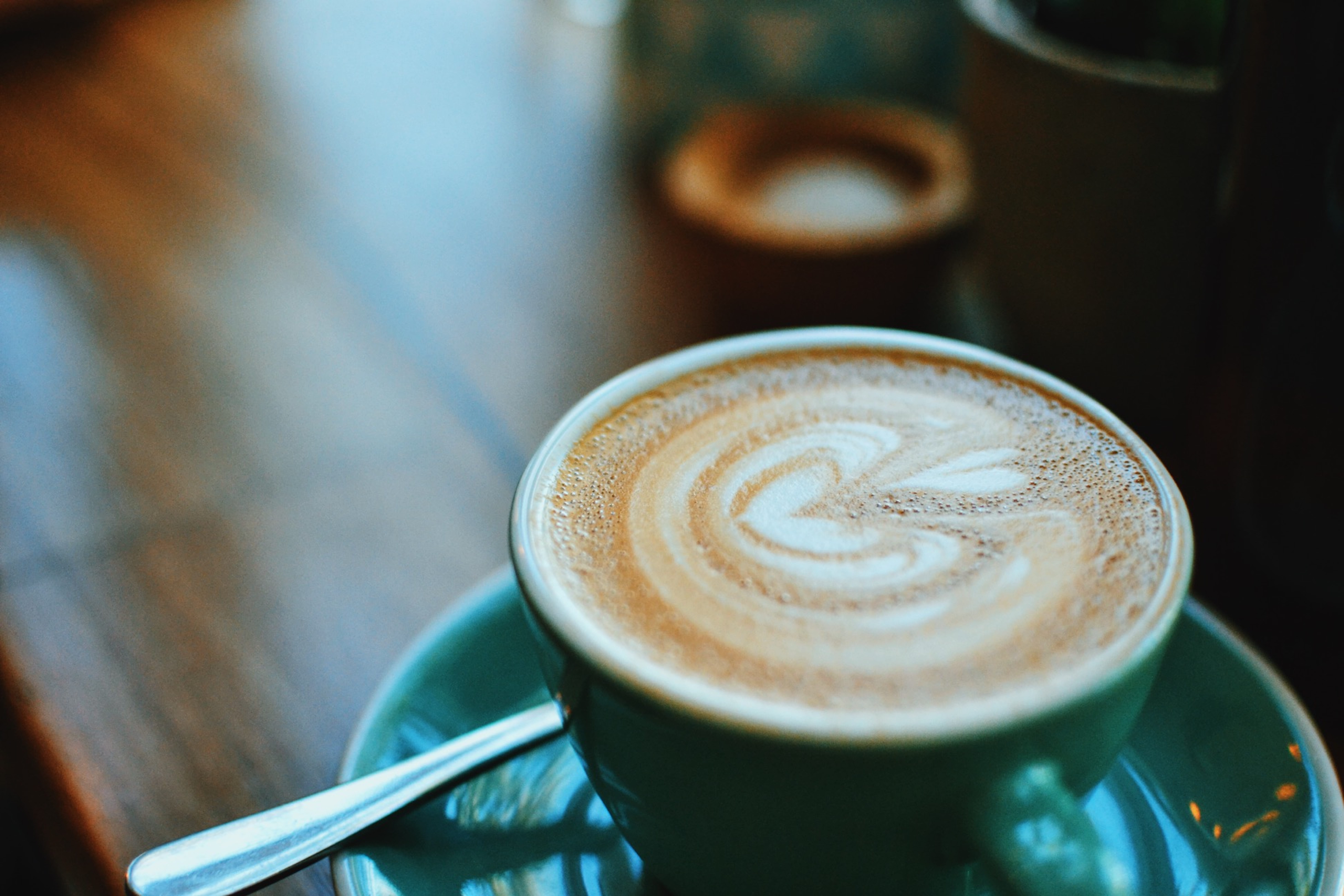 fitzroy, drink, kitchen utensil, still life, ornate, cafe, eating utensil, saucer, cappuccino, melbourne, crockery, refreshment, close-up, no people, coffee, HD Wallpaper