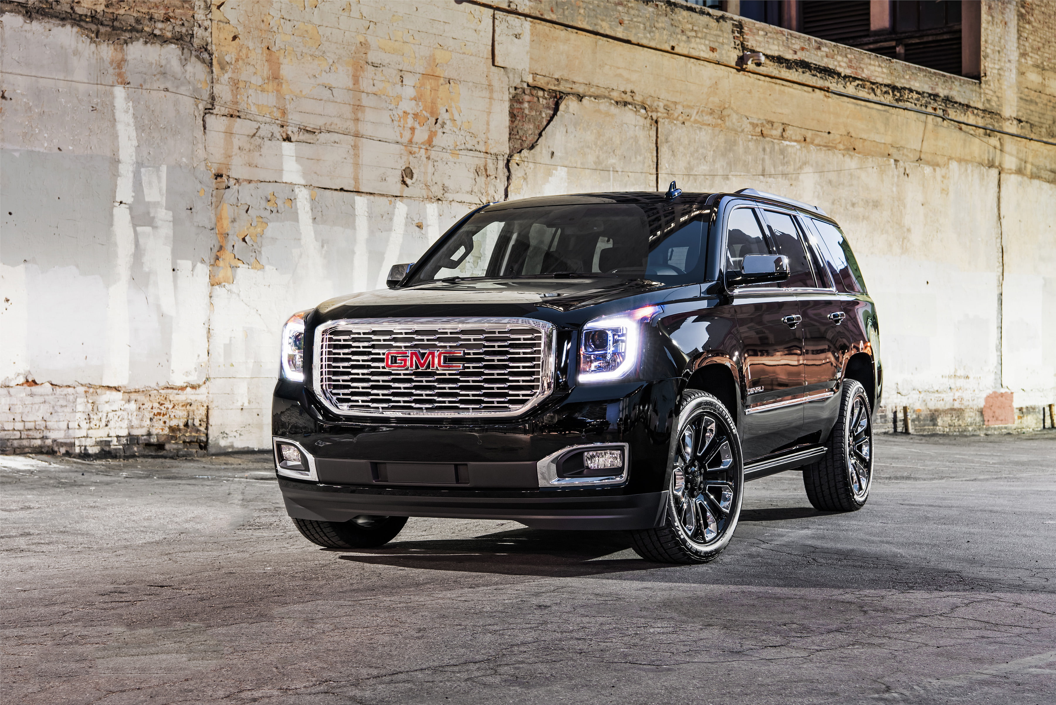GMC Yukon Denali Ultimate Black Edition, 2K, 2018, HD Wallpaper