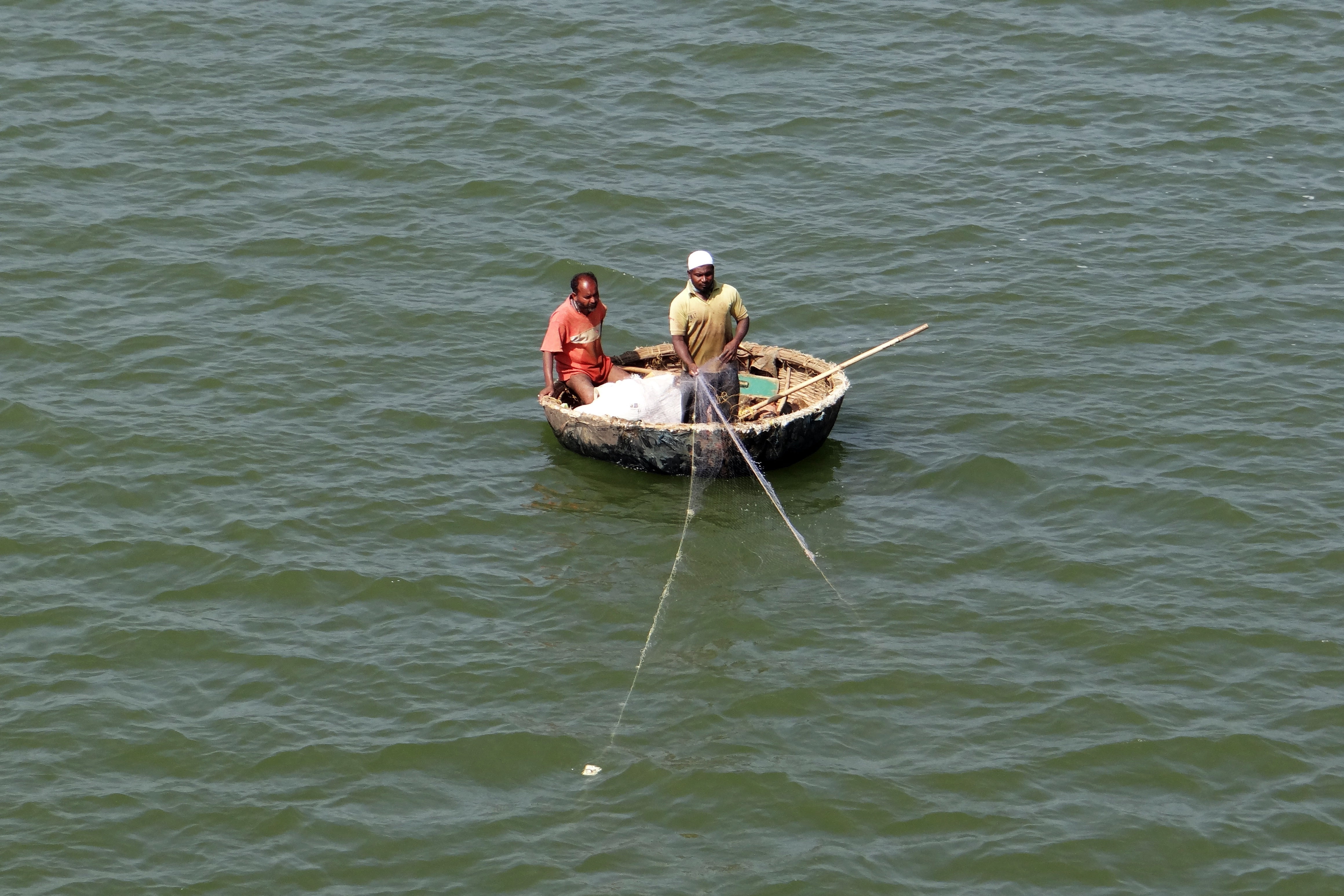 mode of transportation, women, krishna river, 4K, karnataka, real people, waterfront, nautical Vessel, coracle, asia, sea, sitting, river, transportation, HD Wallpaper