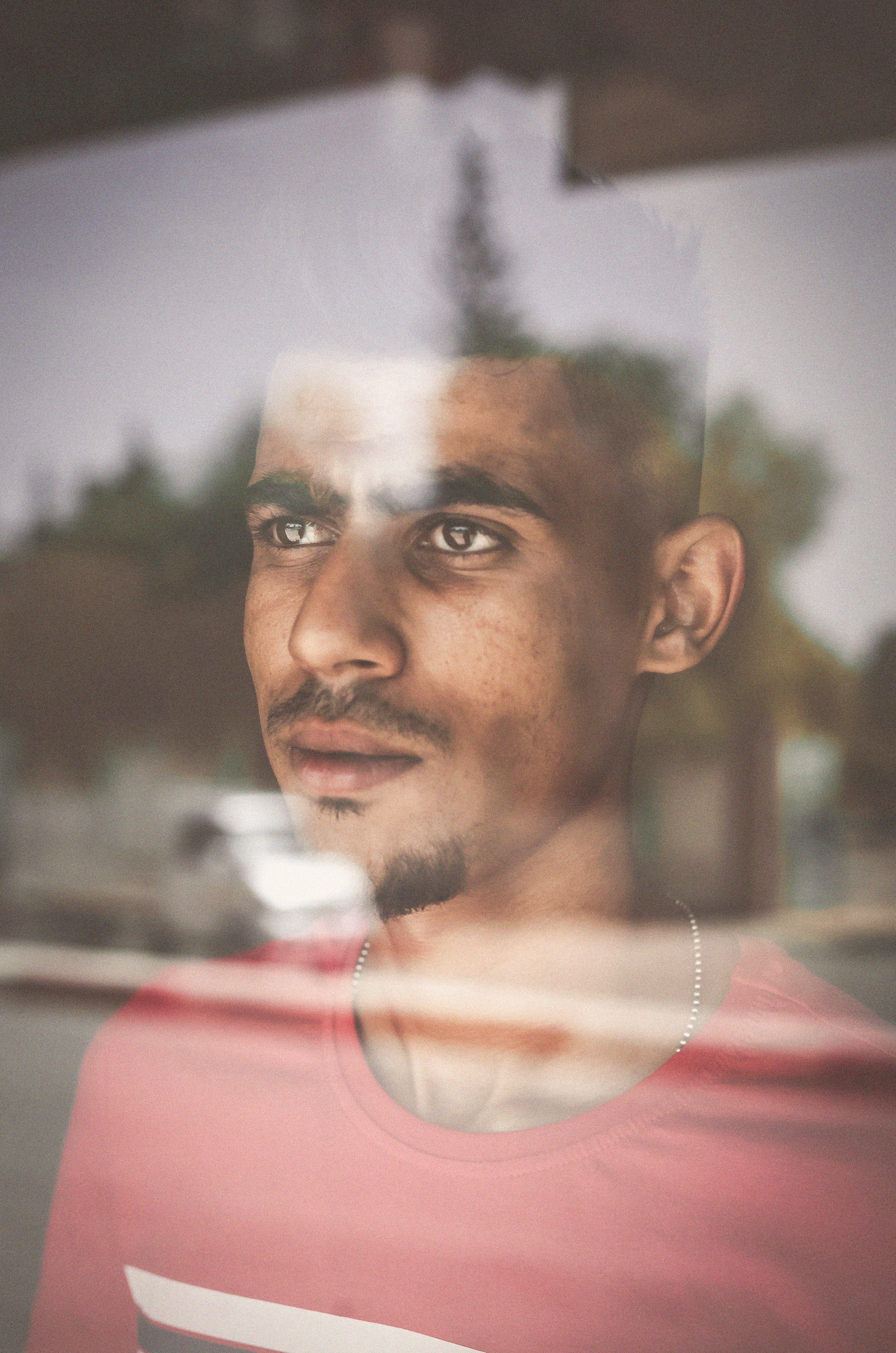 man, looking far, male portrait, folk portrait, 5K, outdor, adult, focus on foreground, person, men, looking away, contemplation, front, human, leisure activity, Phone HD Wallpaper