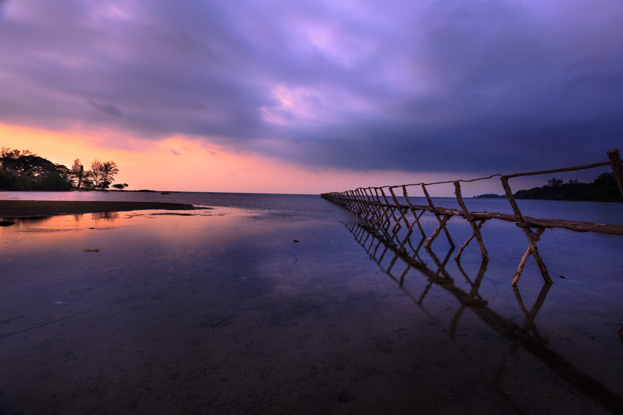 deserted, lonely, golden, calm, tranquil scene, the fishing village, cloud - sky, environment, water, travel destinations, land, near, beach, dock, nature, HD Wallpaper
