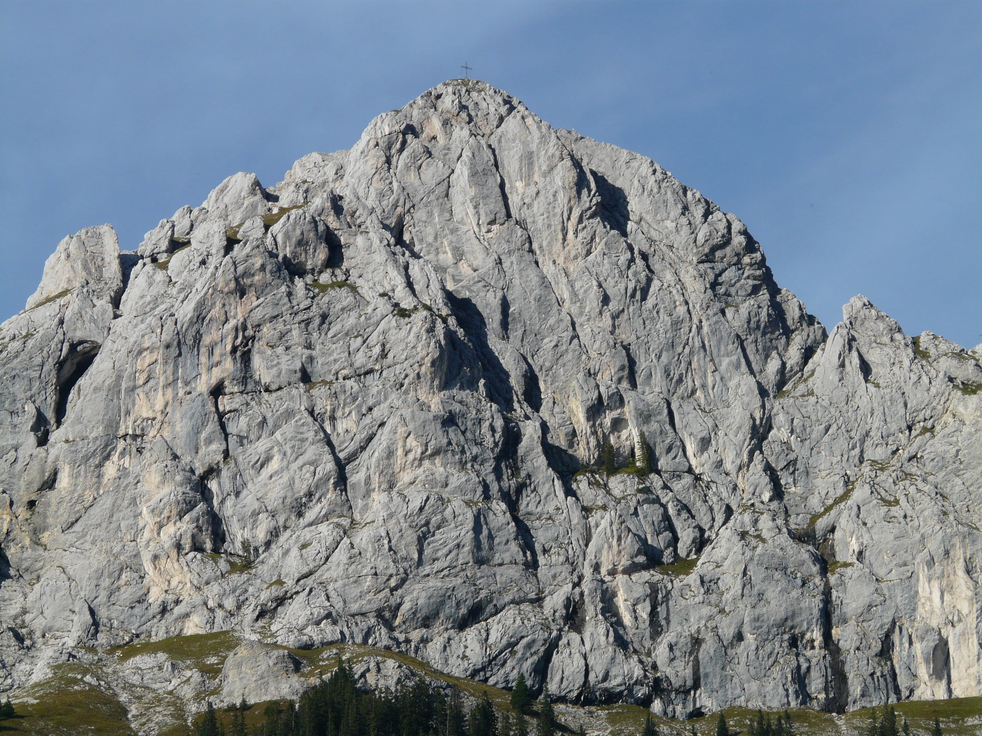 South, climbing route, landscape, Steep, climbing wall, tranquility, 2K, rock - object, tranquil scene, idyll, Rock, no people, allgäu alps, beauty in nature, HD Wallpaper