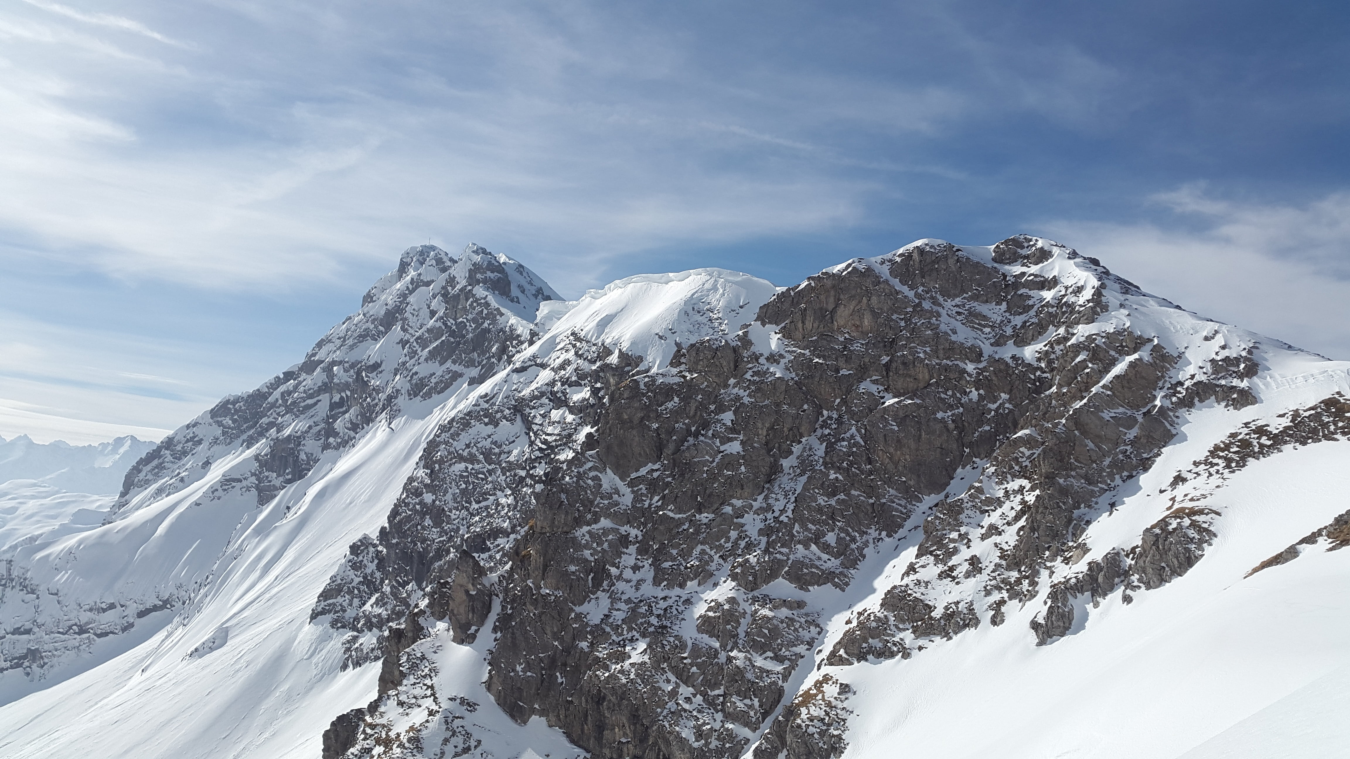 nature, beauty in nature, no people, allgäu alps, tannheim, cold temperature, extreme weather, tannheimer mountains, tranquility, white color, mountaineering, HD Wallpaper
