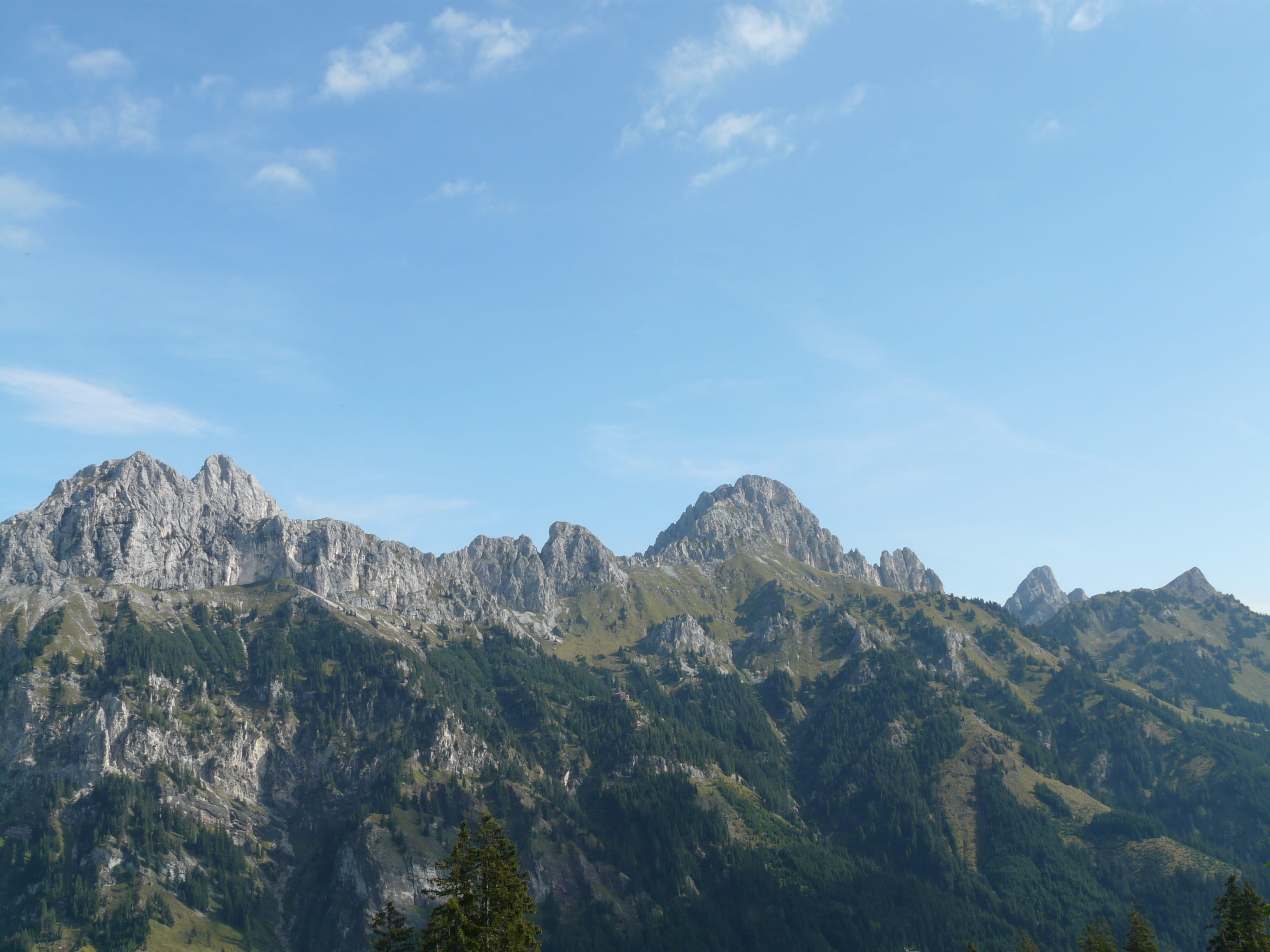 scenics, plant, idyllic, environment, Allgäu Alps, cloud - sky, remote, Alpine, tranquil scene, scenics - nature, Tannheim, formation, red flüh, mountain range, HD Wallpaper
