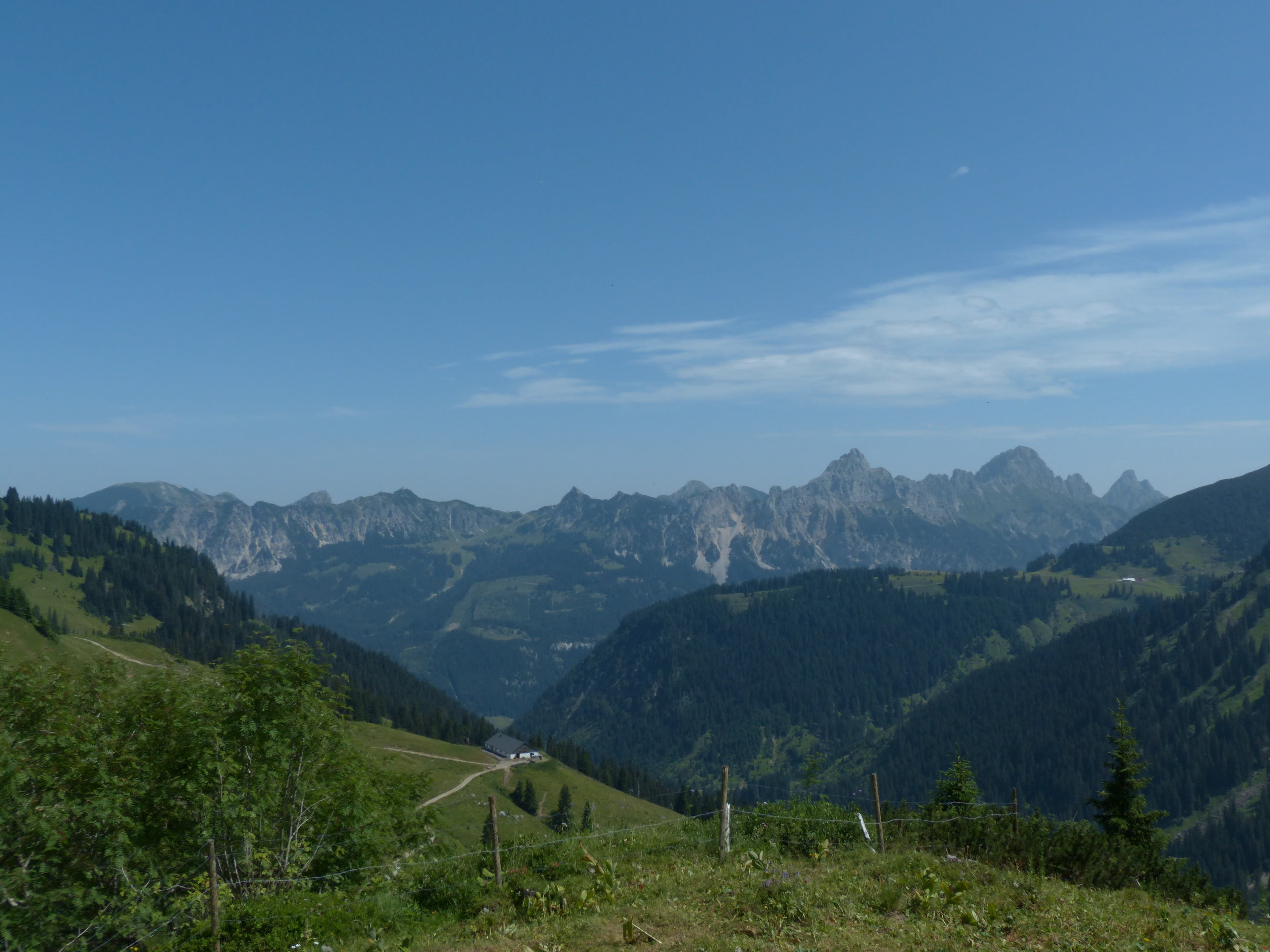 environment, green color, non-urban scene, tannheim, blue, cloud - sky, landscape, day, scenics, remote, schartschrofen, allgäu alps, scenics - nature, HD Wallpaper
