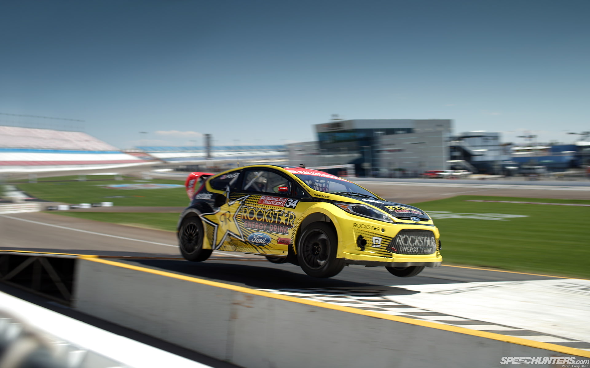 ford, cars, fiesta, blur, motion, jump, race, 1080P, car, hd, HD Wallpaper