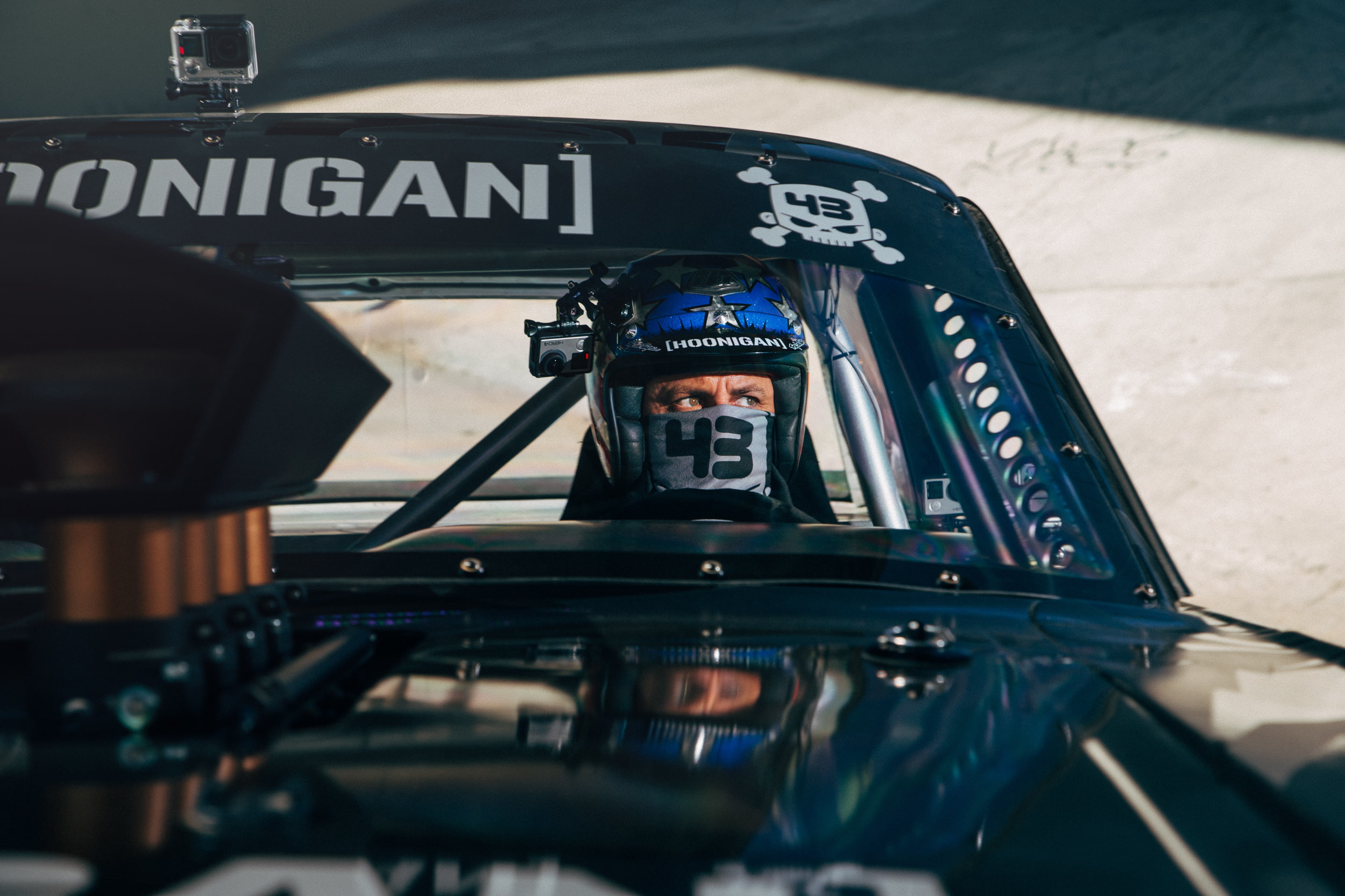Racer, Number, 1080P, Ken, Mask, View, RTR, Pearls, Block, Mustang, Ford, HD Wallpaper