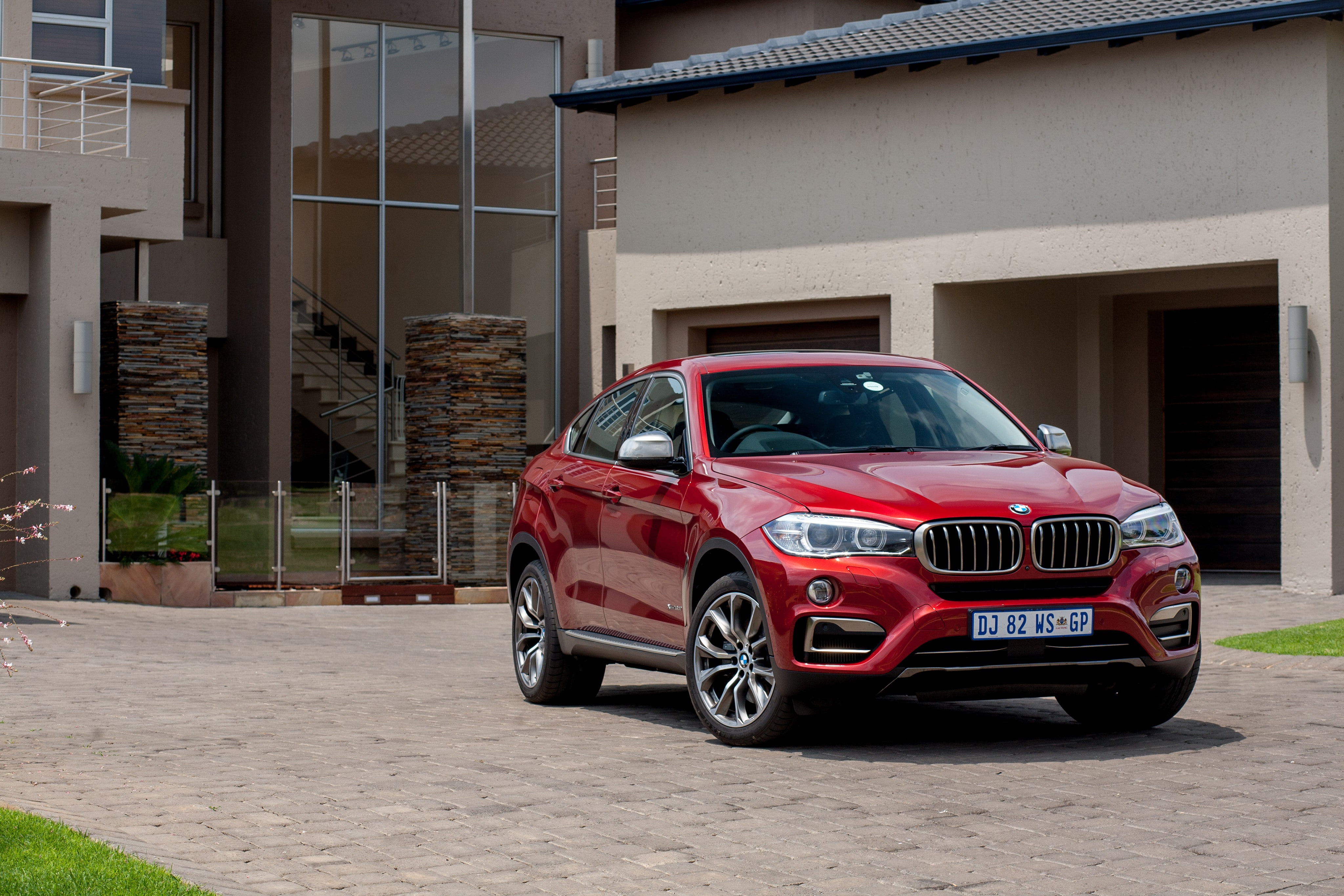 ZA-spec, F16, M, 2015, door, sport, x, red, xDrive, hatchback, 4K, bmw, X6, HD Wallpaper