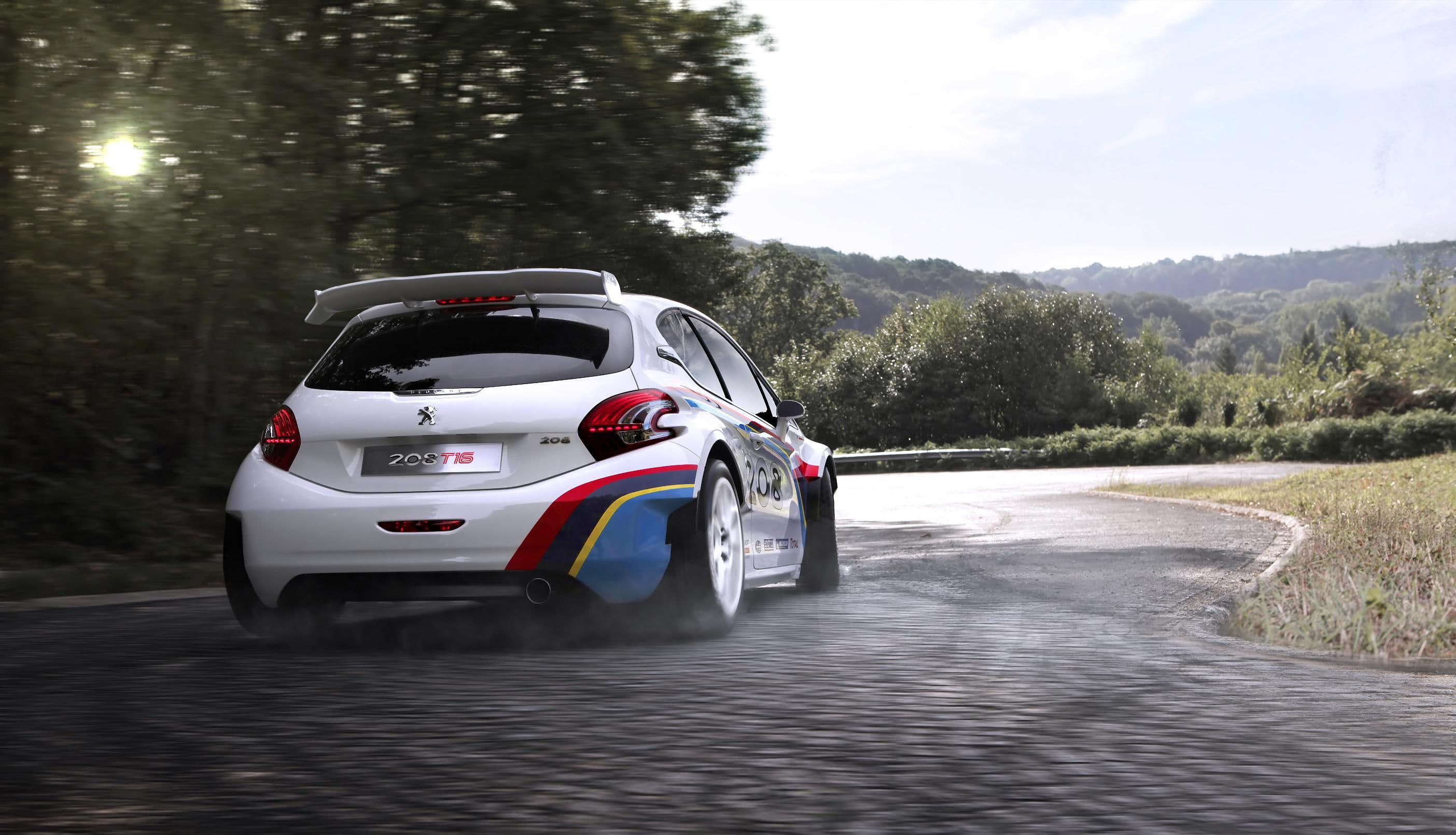 race, Peugeot, 208, Peugeot 208 T16, sport, 2K, auto, HD Wallpaper