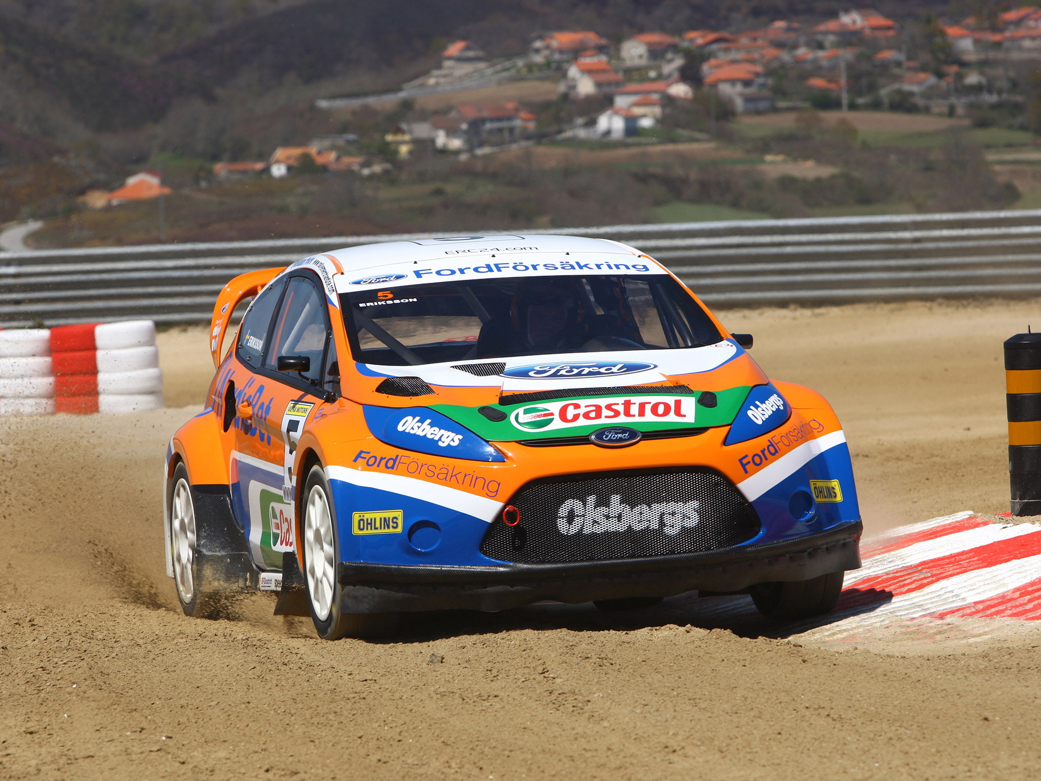 racing, rallycross, ford, 2009, 1080P, race, fiesta, HD Wallpaper