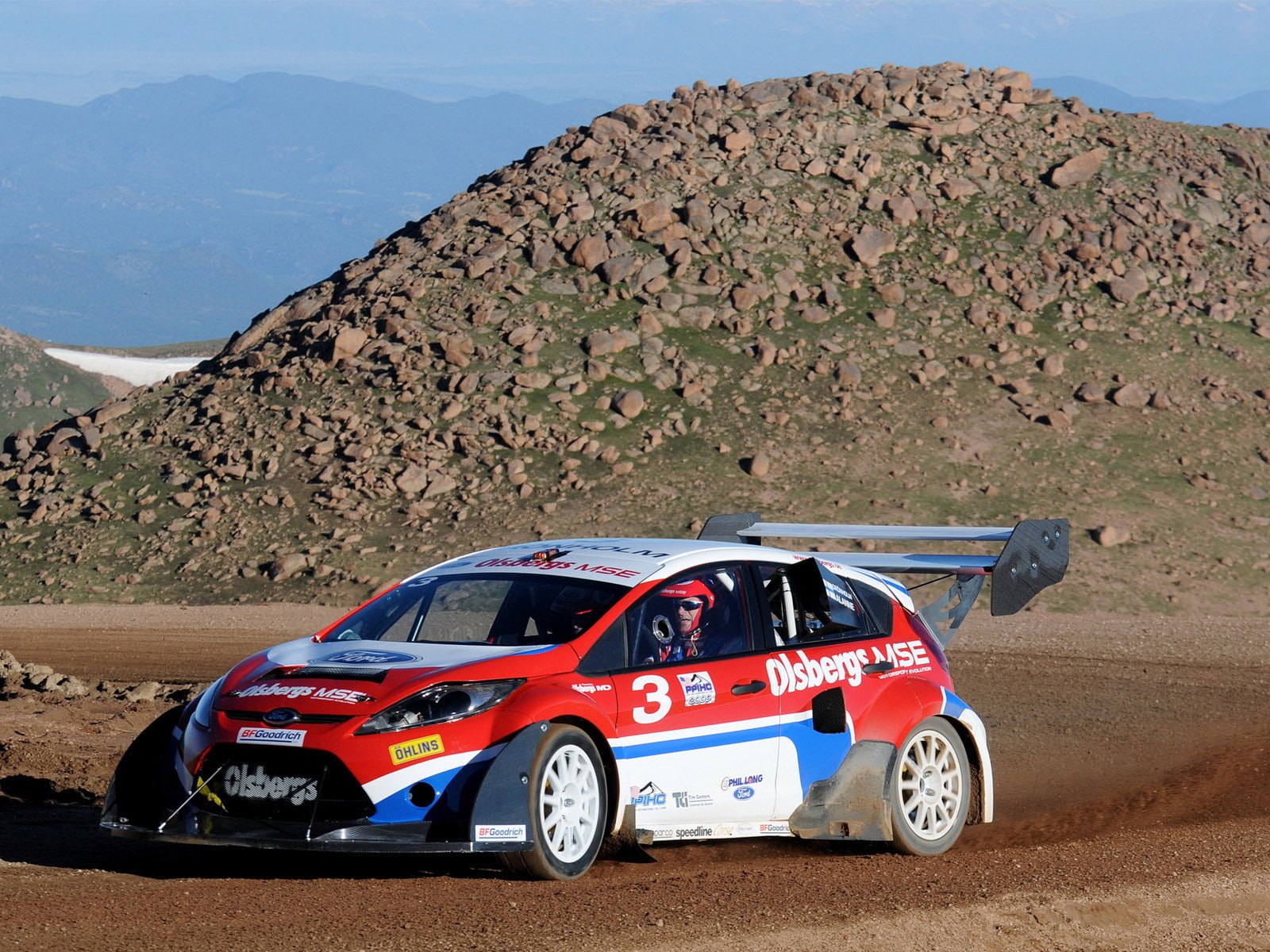 pikes, fiesta, 720P, peak, 2009, rallycross, racing, ford, race, HD Wallpaper