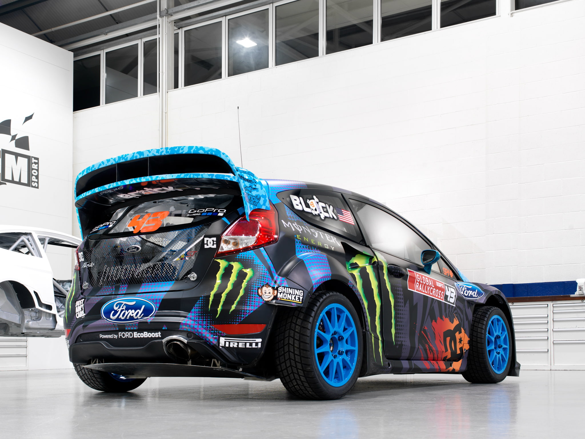tuning, rx43, 1080P, ford, 2013, rallycross, s t, fiesta, racing, race, HD Wallpaper