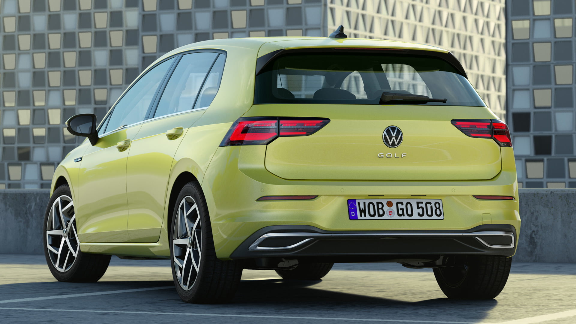 Car, 1080P, Yellow Car, Volkswagen, Volkswagen Golf Mk7, Hatchback, Compact Car, HD Wallpaper