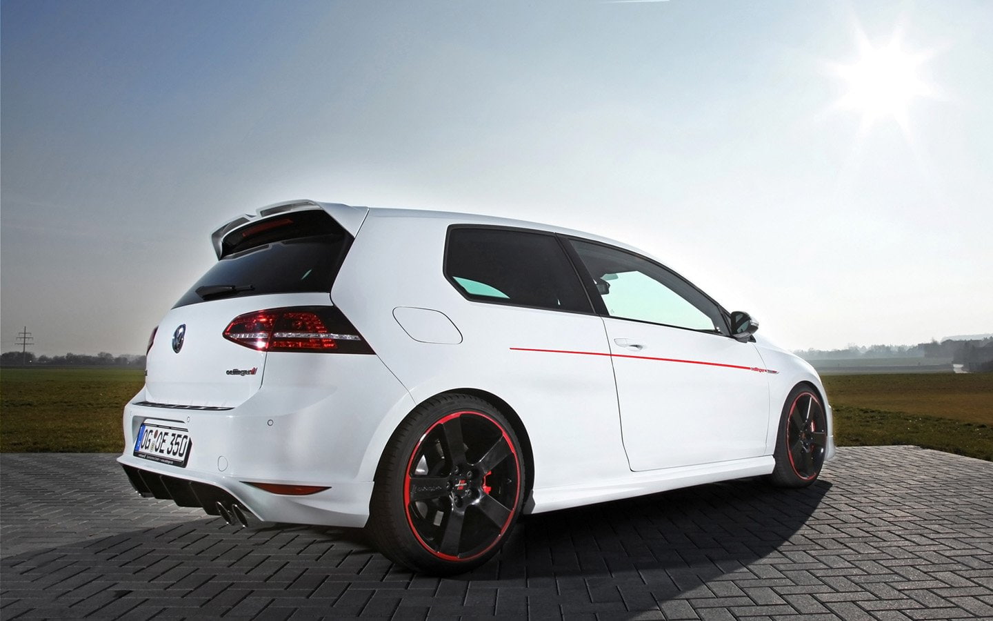 720P, vii, volkswagen, oettinger, 2014, gti, golf, HD Wallpaper