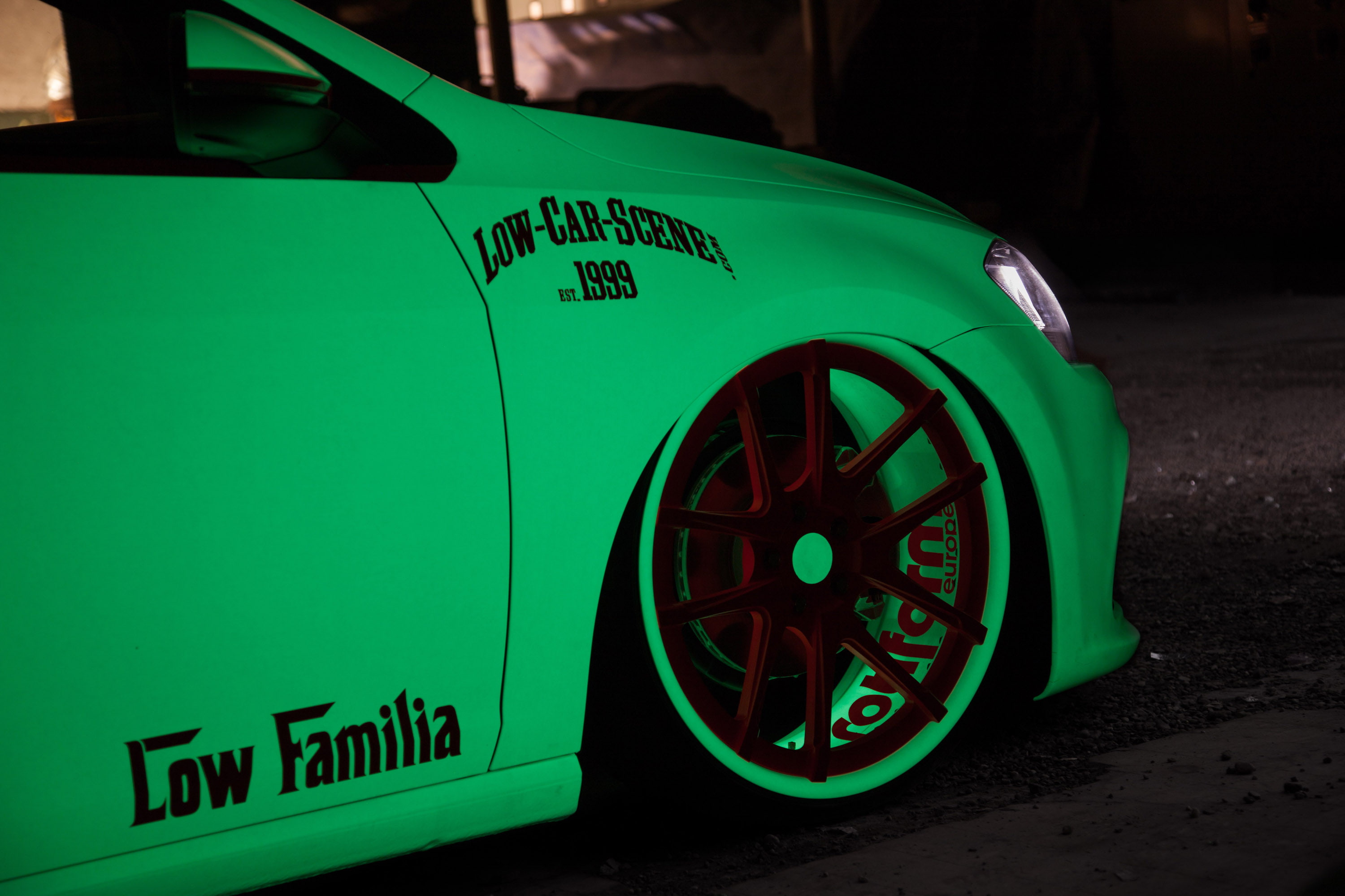 golf, light tron, 2K, vii, 2013, volkswagen, tuning, HD Wallpaper