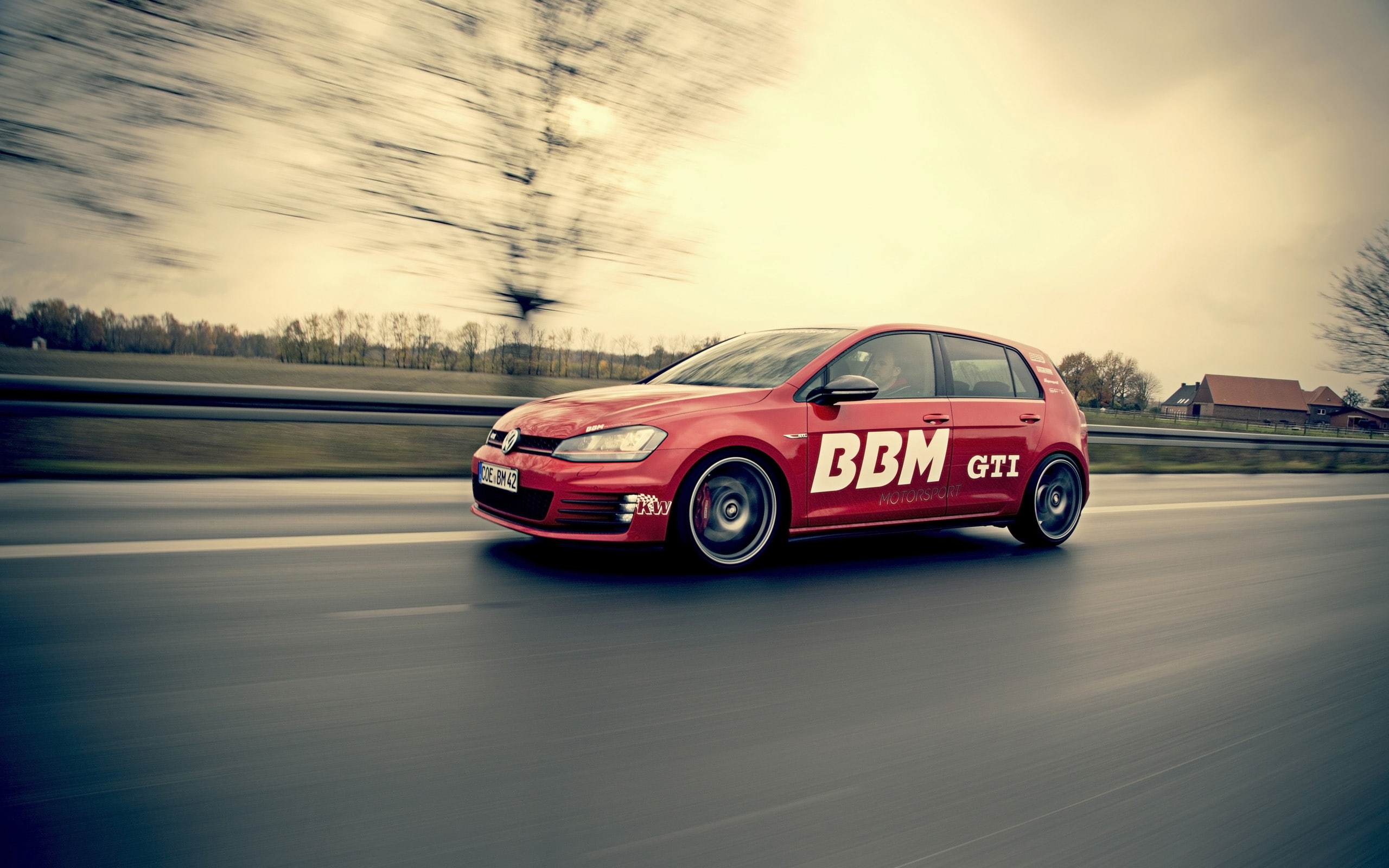 vii, golf, volkswagen, 2014, bbm motorsport, tuning, gti, 2K, HD Wallpaper