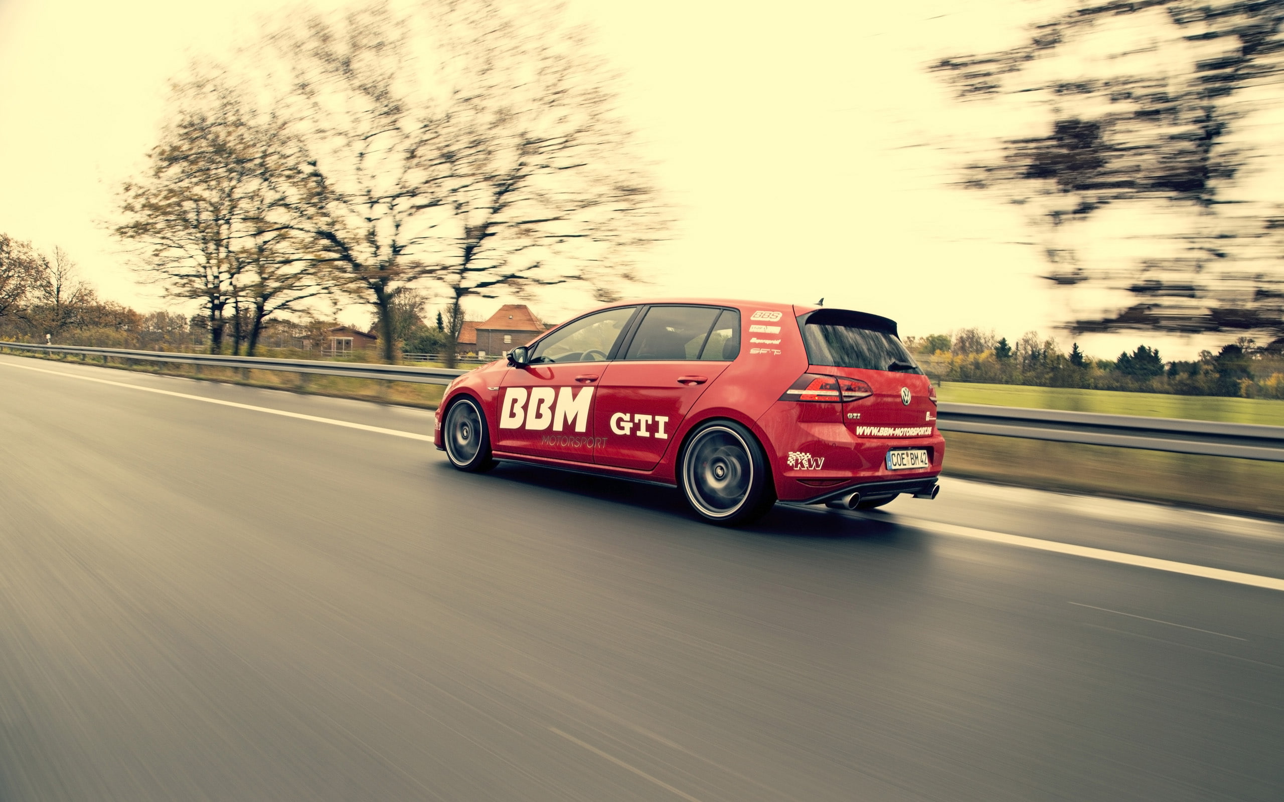 bbm motorsport, golf, vii, 2K, gti, tuning, volkswagen, 2014, HD Wallpaper