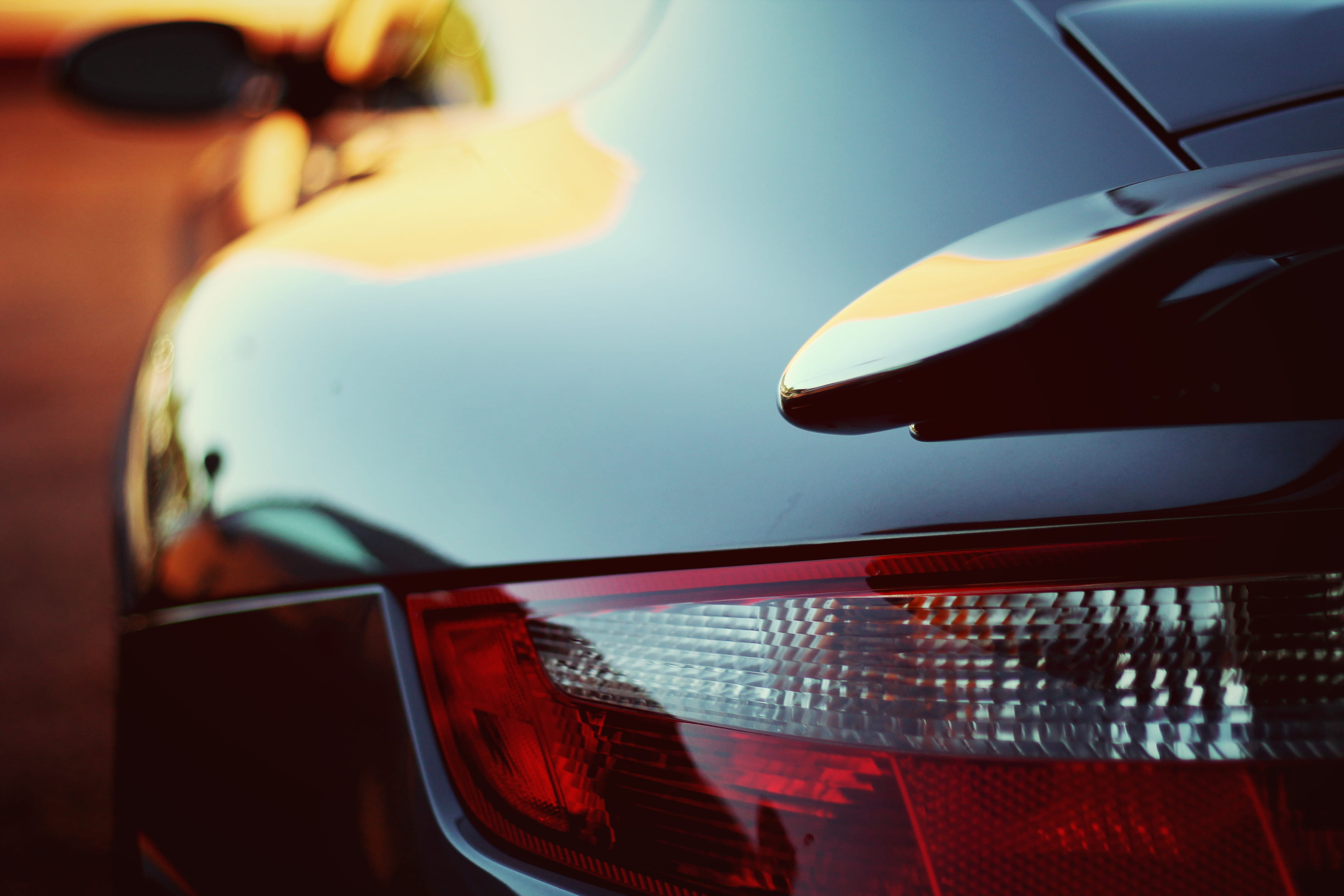 macro, selective focus, 4K, sports, automobile, trunk, red, supercar, coupe, focu, mode of transportation, luxury, no people, porsche, travel, food and drink, HD Wallpaper