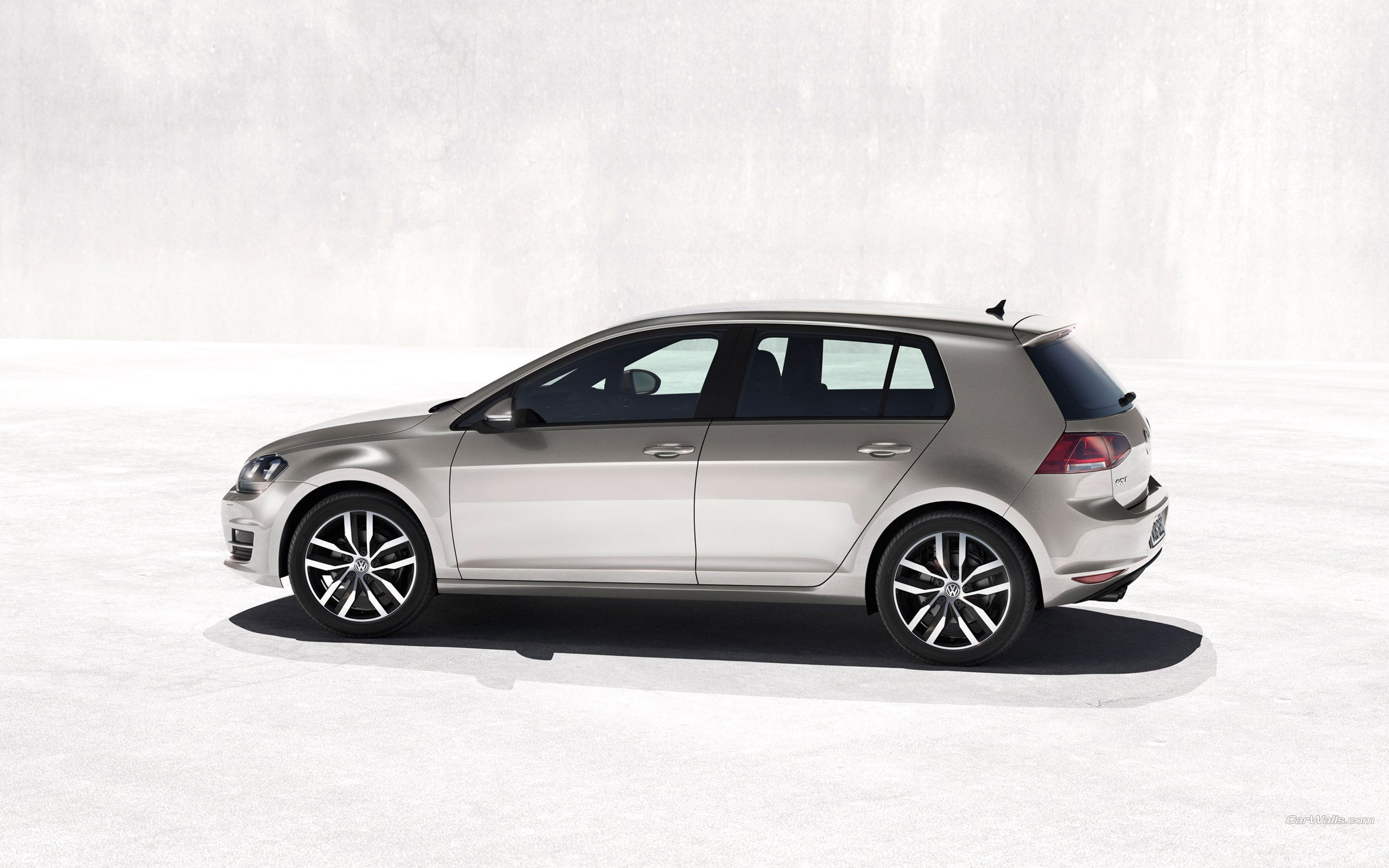 environment, side view, sports car, retro styled, volkswagen golf 7 golf vii car, black color, clean, car, wealth, travel, day, copy space, indoors, luxury, HD Wallpaper