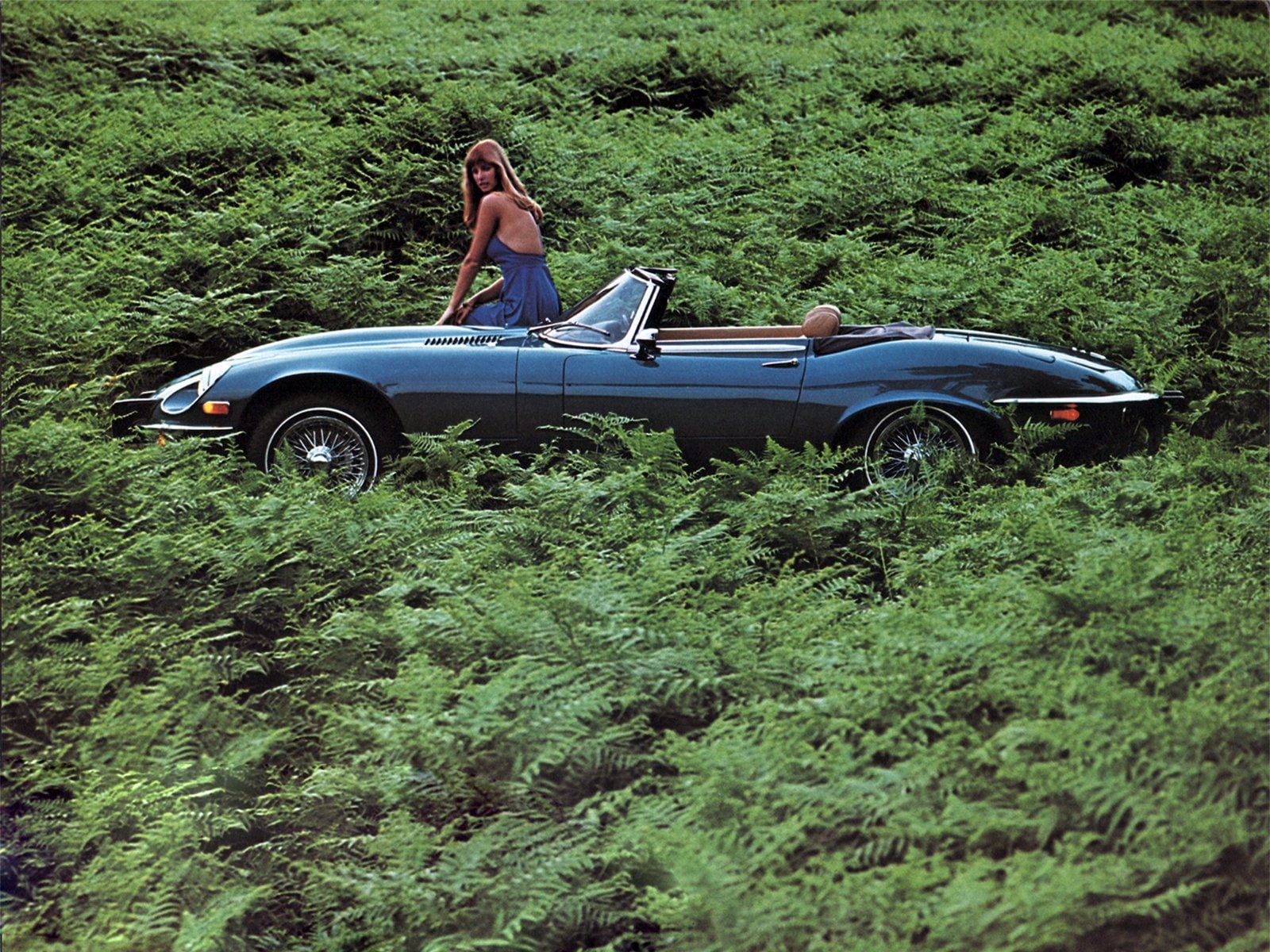 jaguar, 1971 74, 720P, seater, supercar, series iii, v12, open, e type, classic, us spec, HD Wallpaper