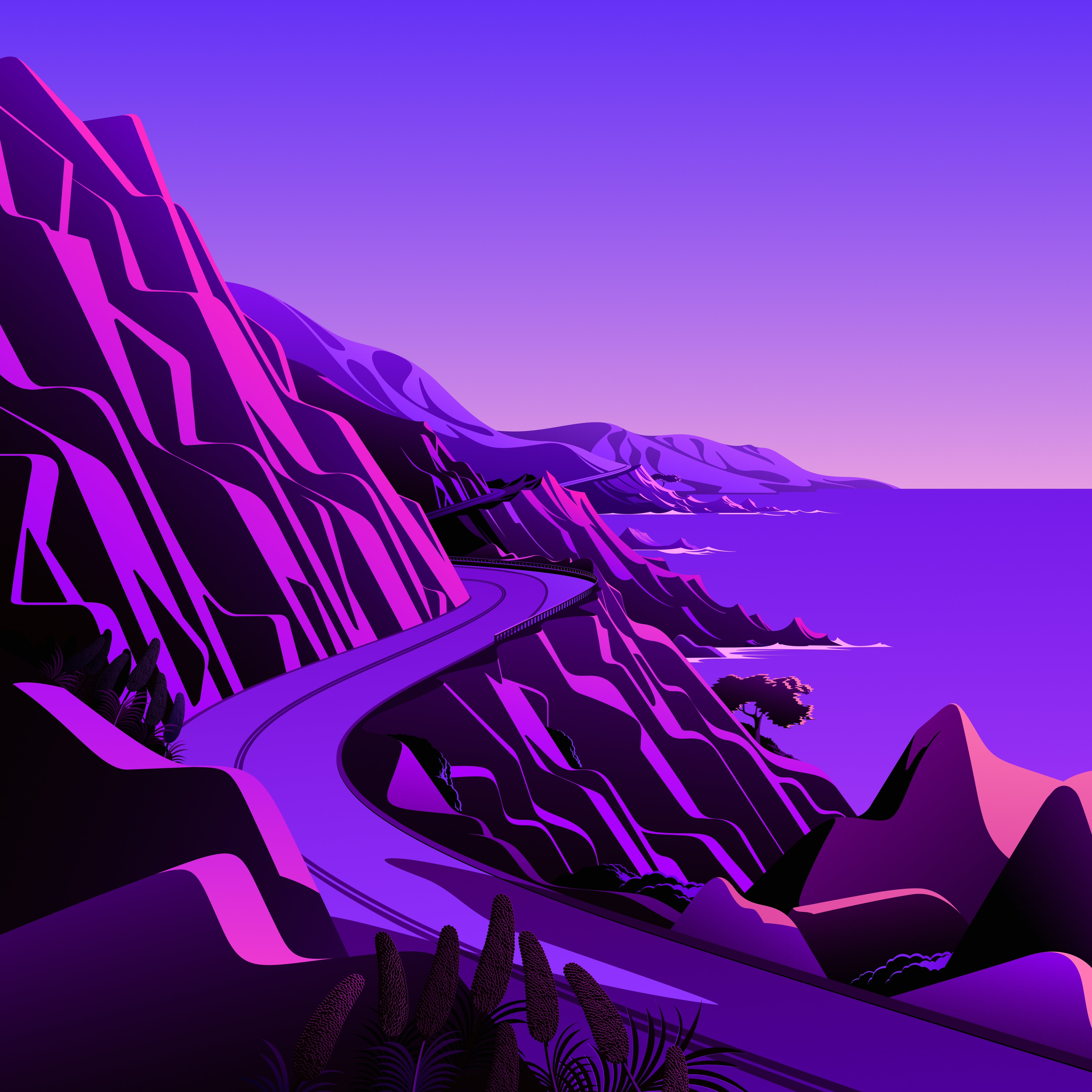 Big Sur, OS X, 5K, Mac OS X, Phone HD Wallpaper