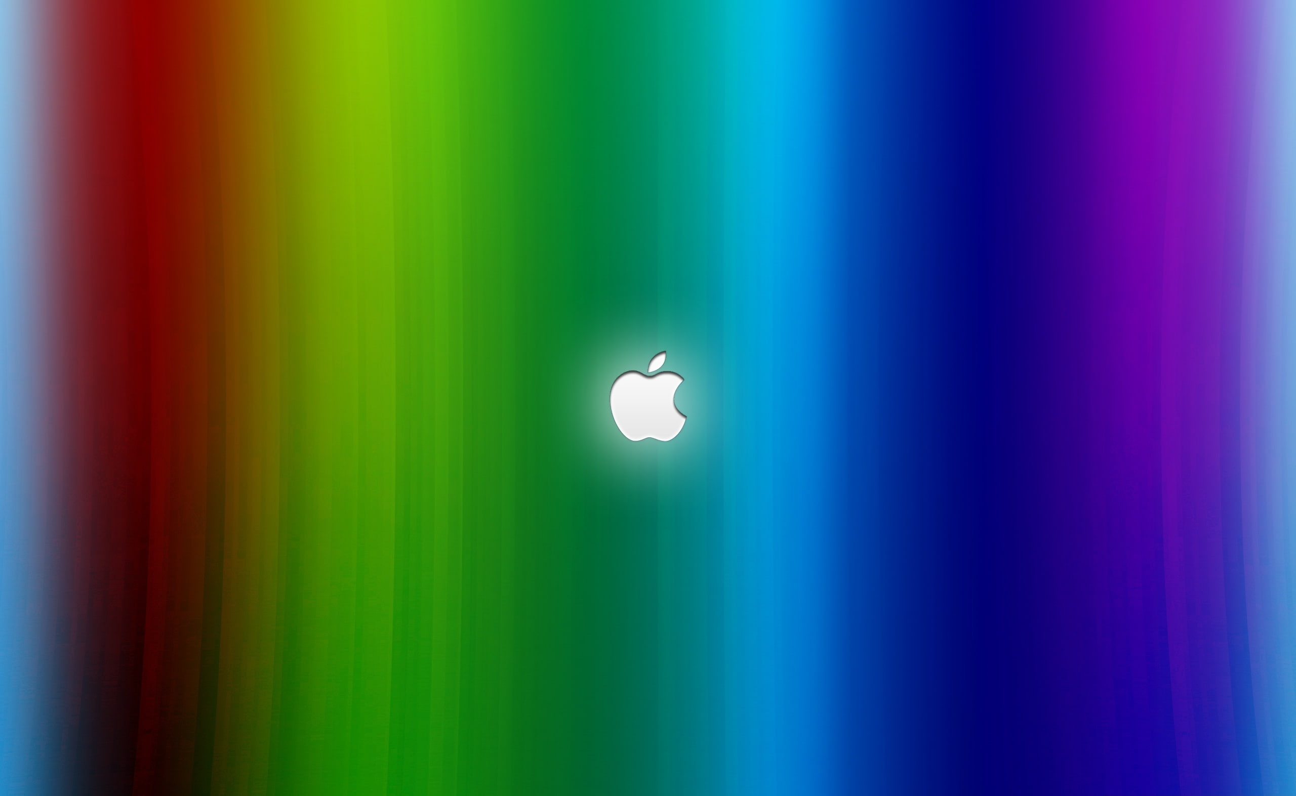 2K, electricity, green color, light, blue, selective focus, Apple, digital, no people, close-up, indoors, illuminated, electric lamp, colored background, HD Wallpaper