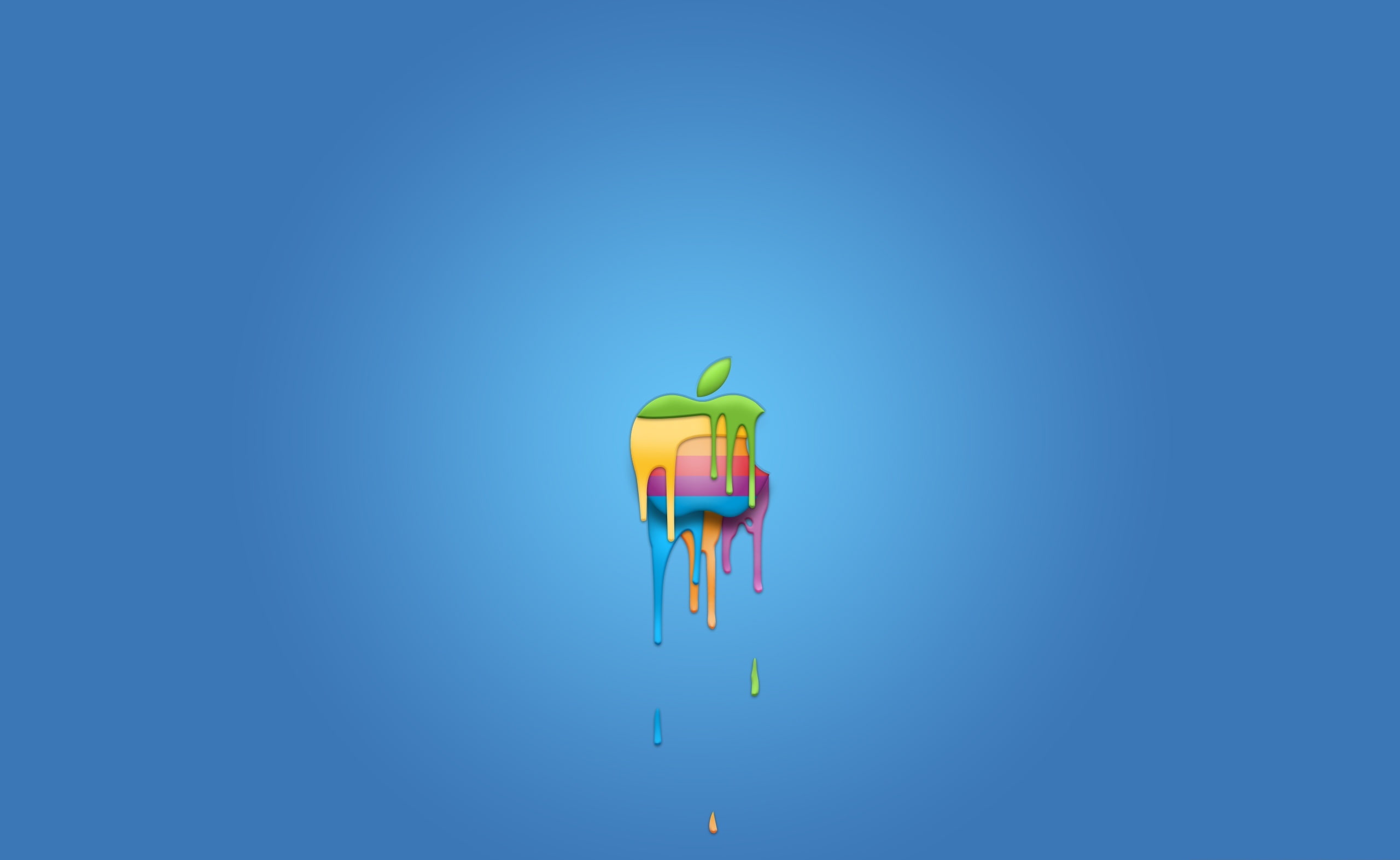 Mac, Logo, Apple, 2K, Computers, Paint, HD Wallpaper
