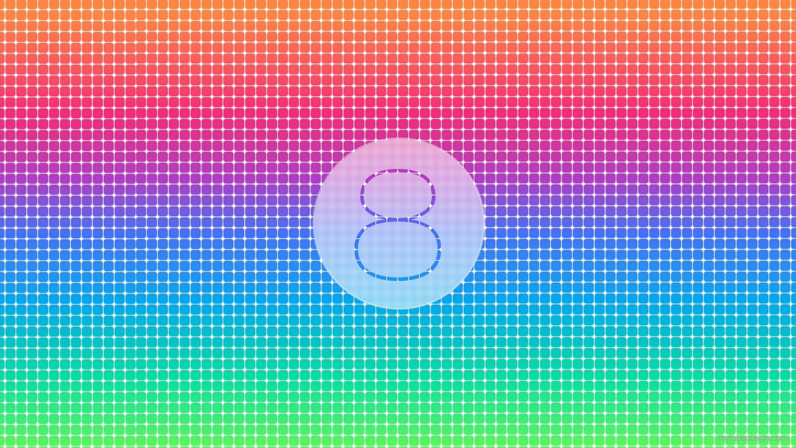 backgrounds, Ios 8, multi colored, studio shot, computer icon, creativity, indoors, blue, pattern, close-up, Ipad, Apple, communication, circle, connection, HD Wallpaper