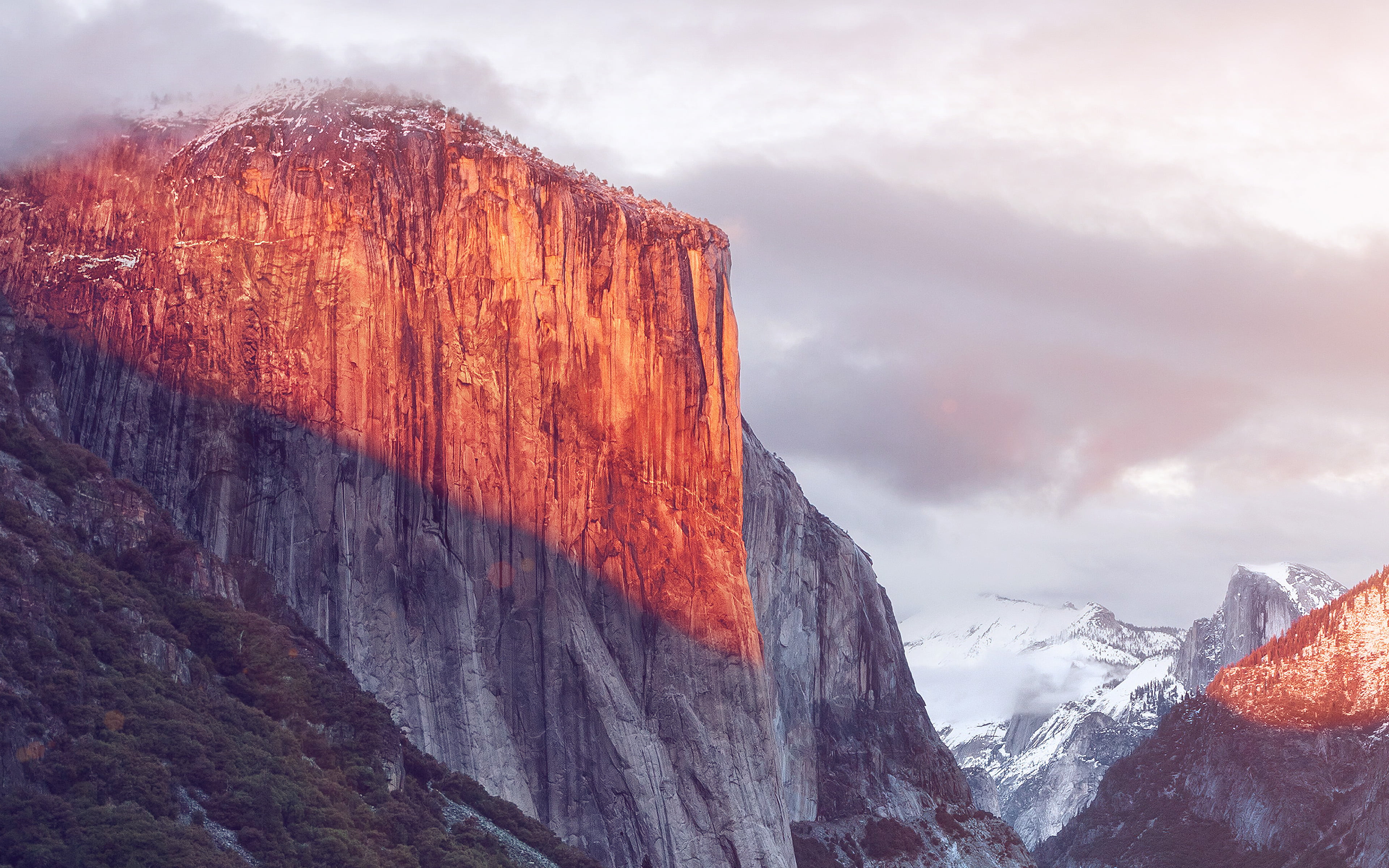 apple, nature, mountain range, capitan, rock, mac, tranquil scene, wwdc, beauty in nature, environment, outdoors, no people, scenics - nature, snow, tranquility, HD Wallpaper