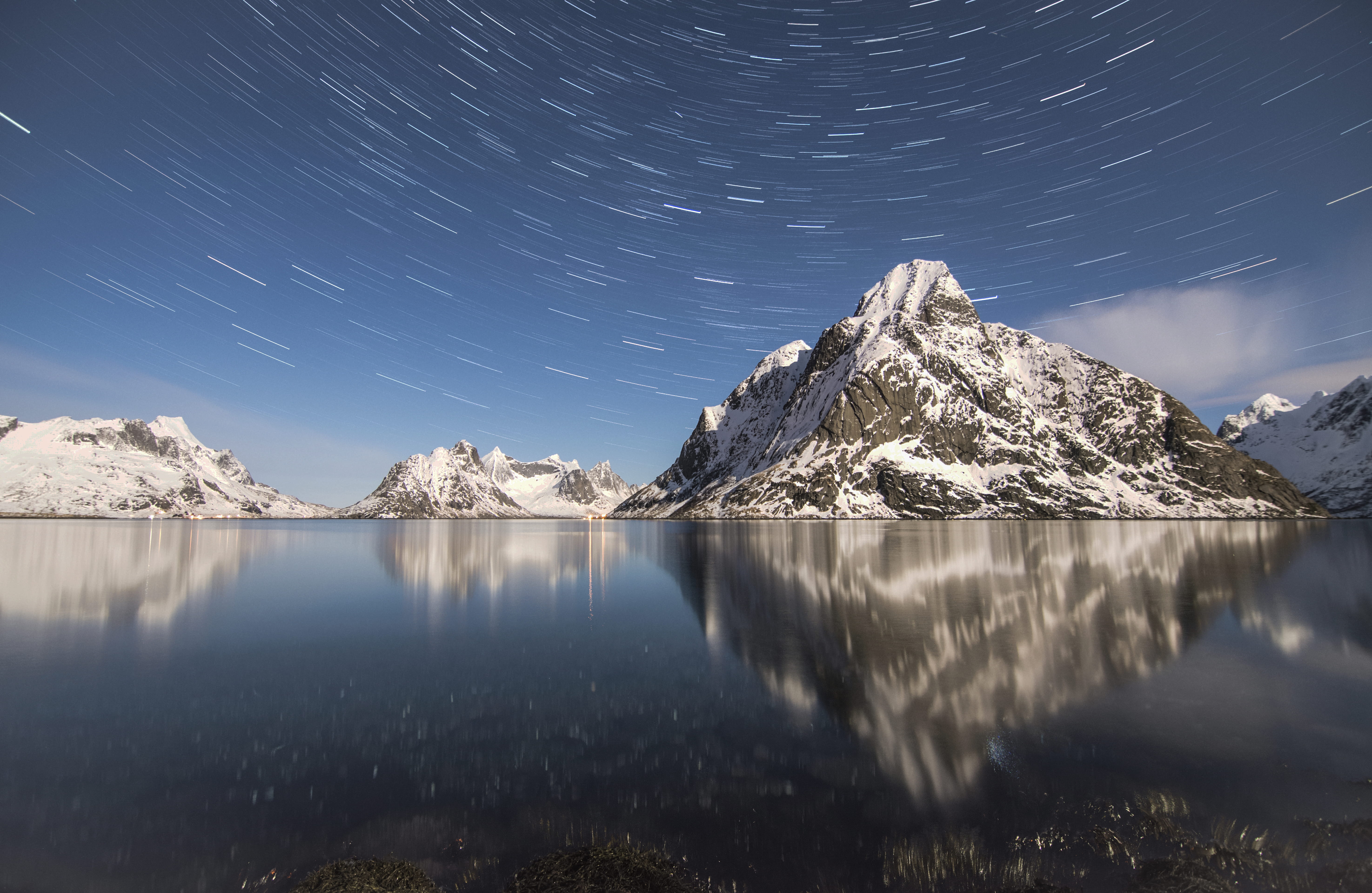 beauty In Nature, mountains, alps, timelapse photography, blue, space, body of water, scenics, photography, landscape, water, mountain Range, tranquil Scene, HD Wallpaper