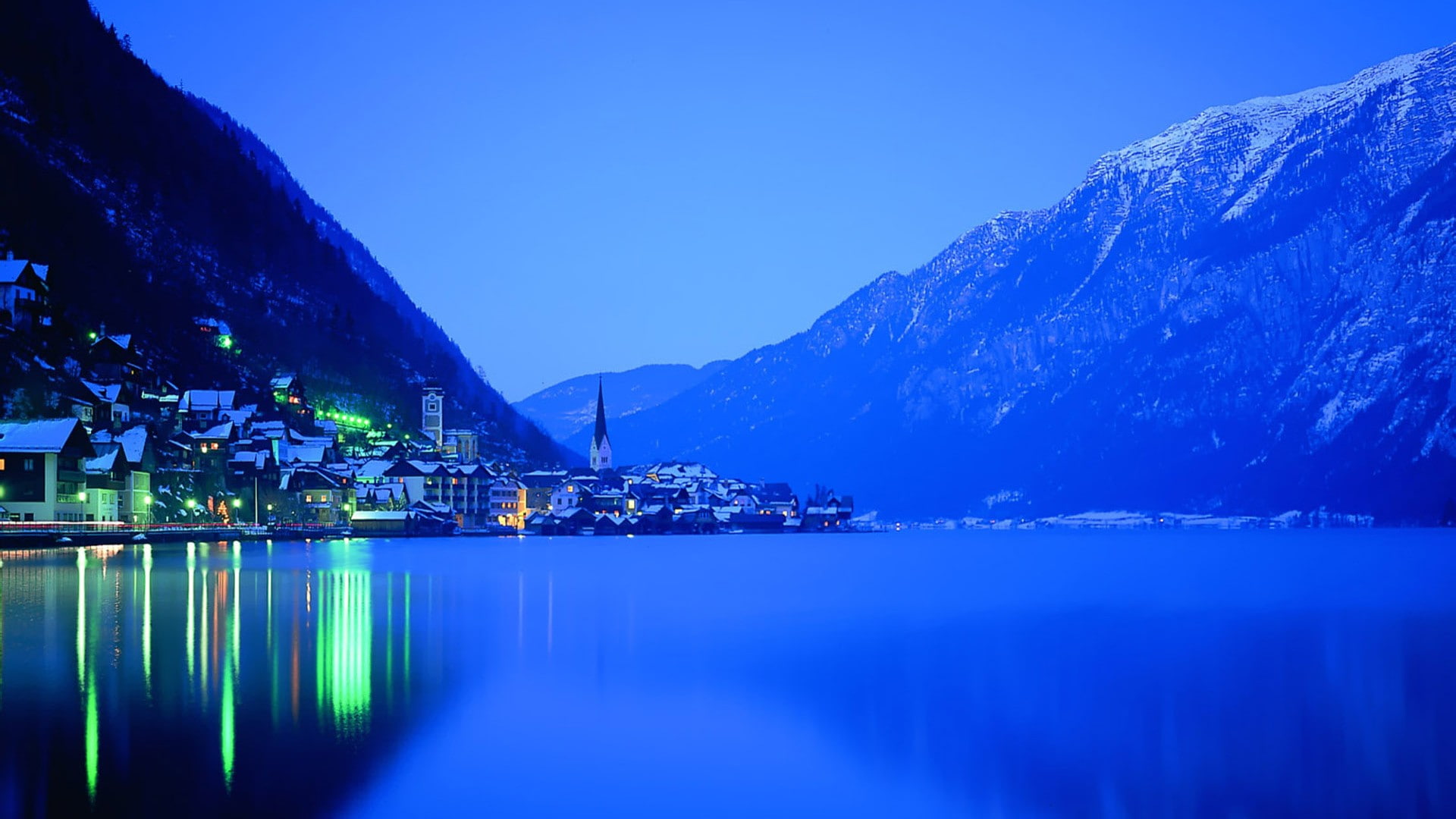 villages, Hallstatt, 1080P, Austria, mountains, HD Wallpaper