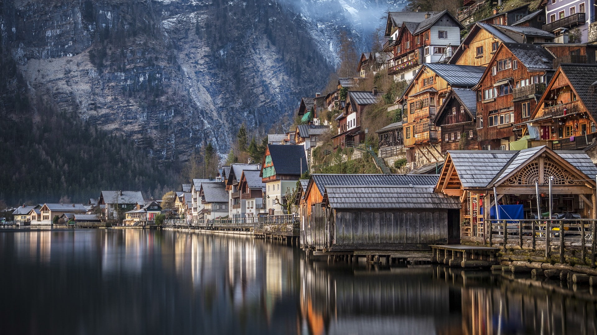 1080P, Austria, Hallstatt, landscape, HD Wallpaper